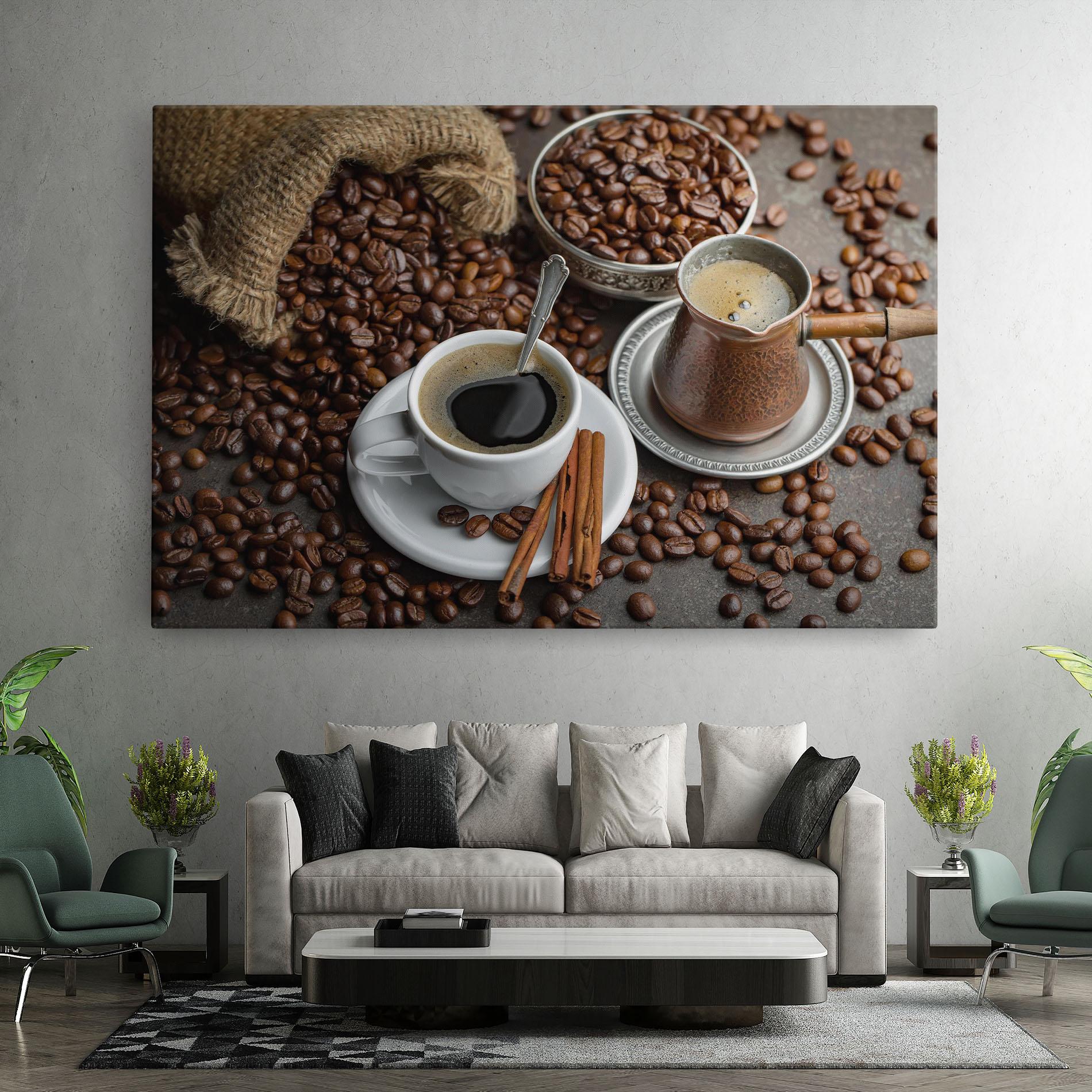 Tablou Canvas Black Coffee Bean mockup 7