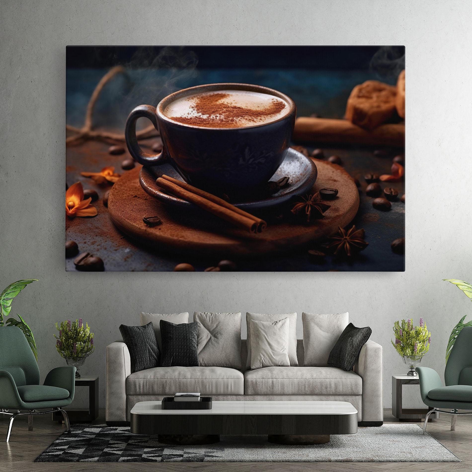 Tablou Canvas Cinnamon Coffee Cup mockup 7