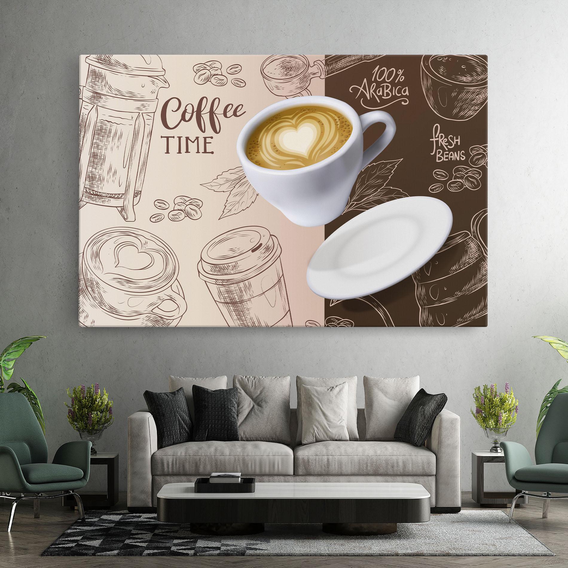 Tablou Canvas Coffee Time mockup 7