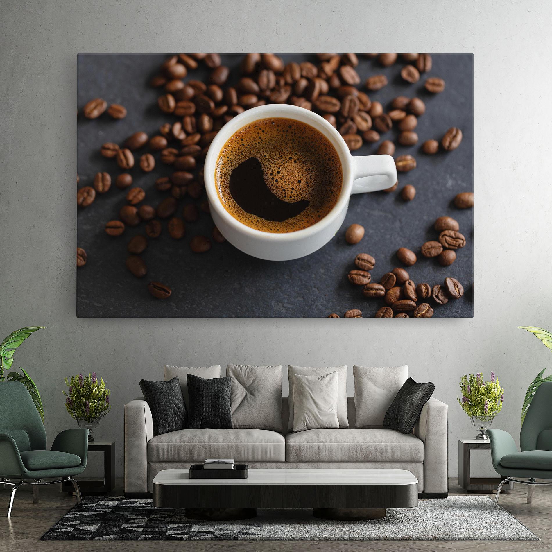 Tablou Canvas Espresso Close Up mockup 7
