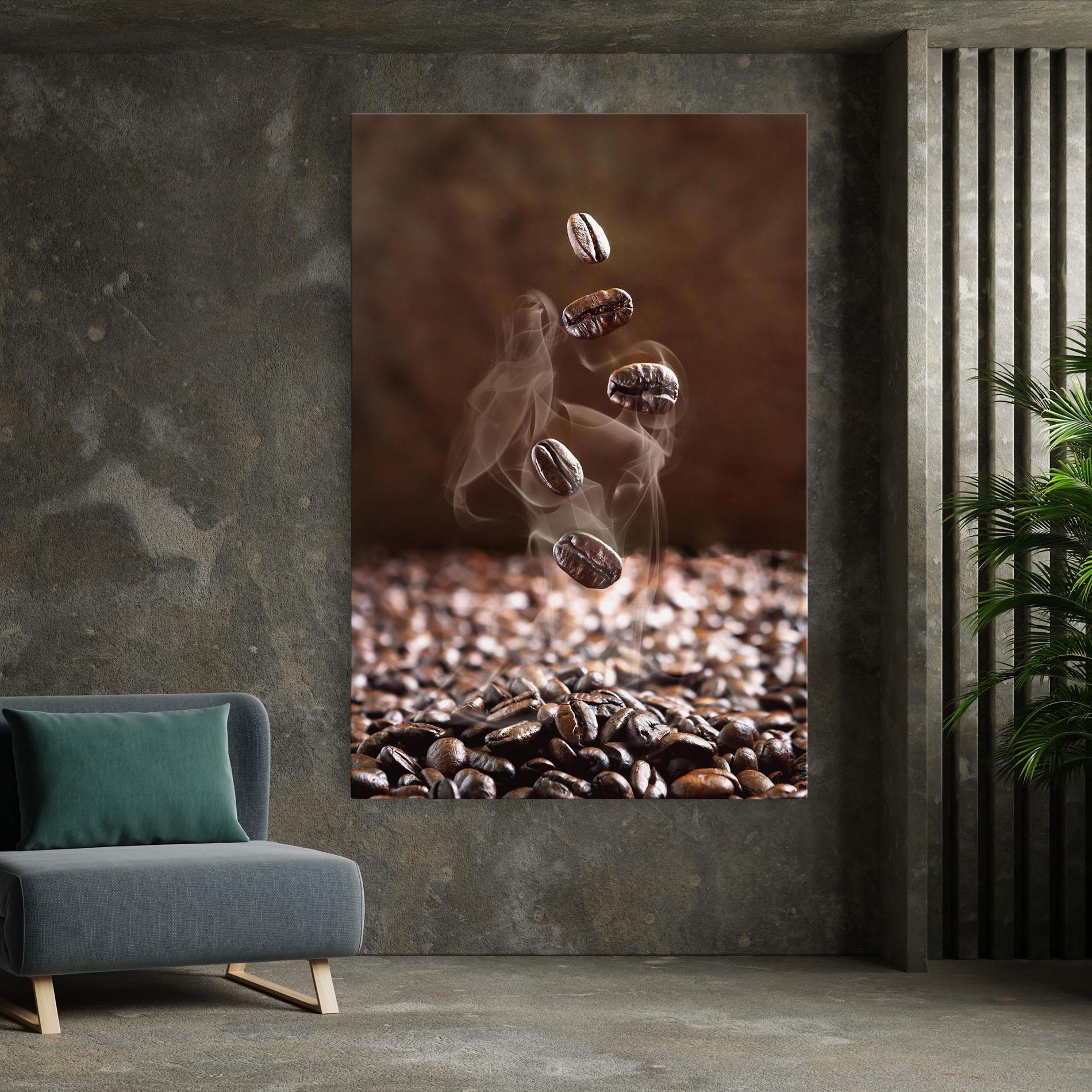 Tablou Canvas Close Up Falling Beans mockup 7