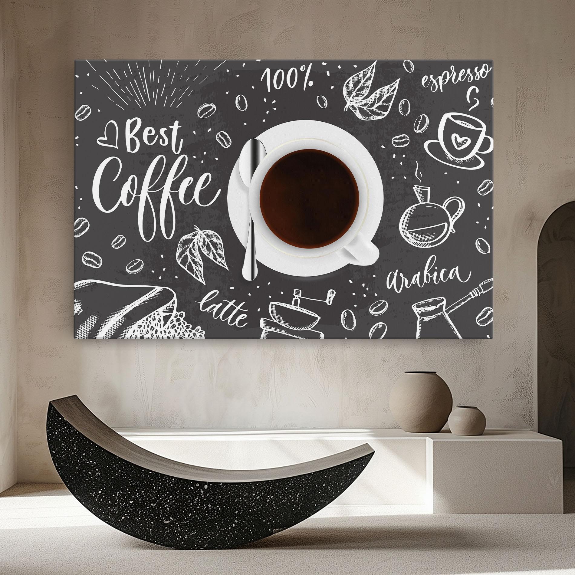 Tablou Canvas Best Coffee mockup 8