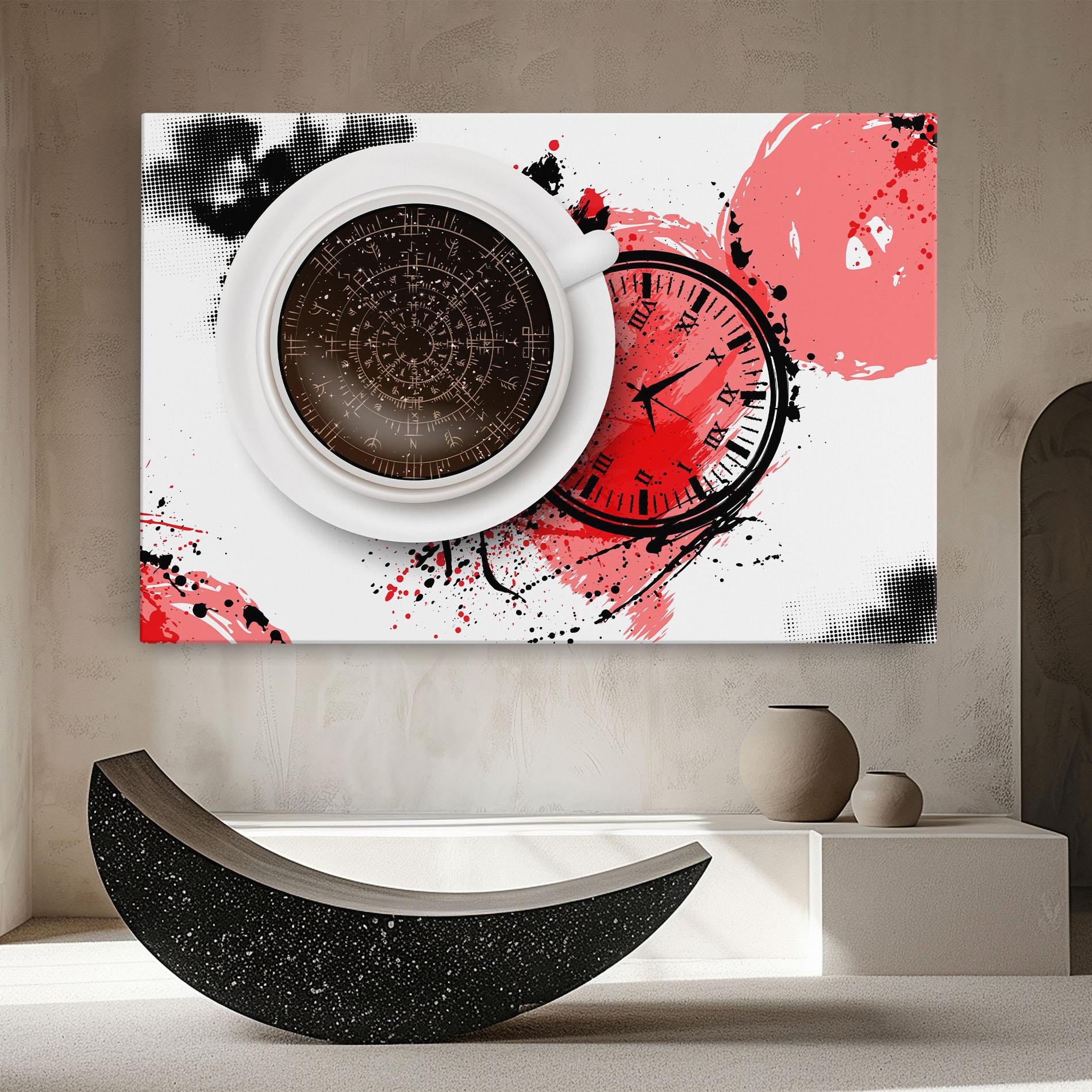 Tablou Canvas Coffee Reading mockup 8