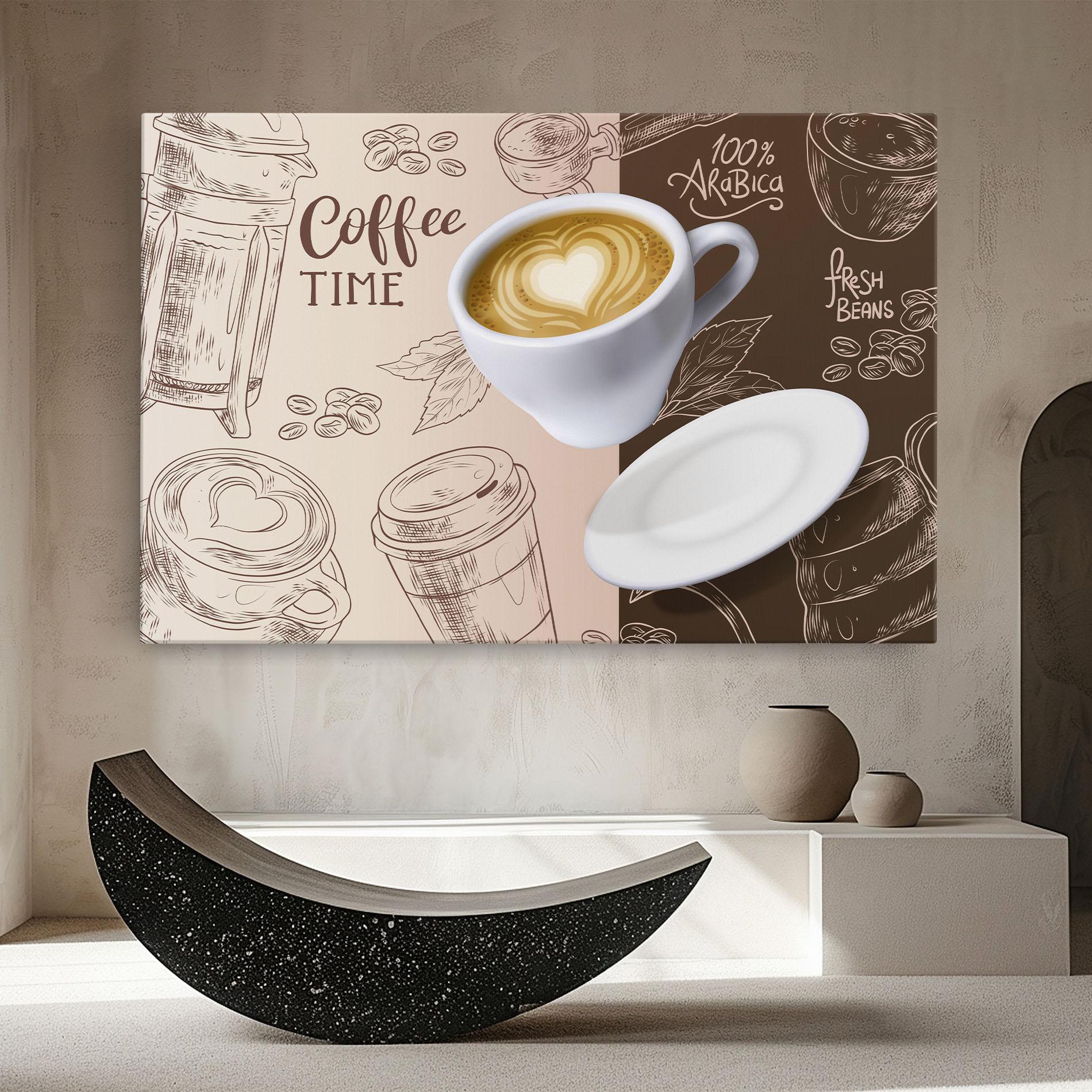 Tablou Canvas Coffee Time mockup 8