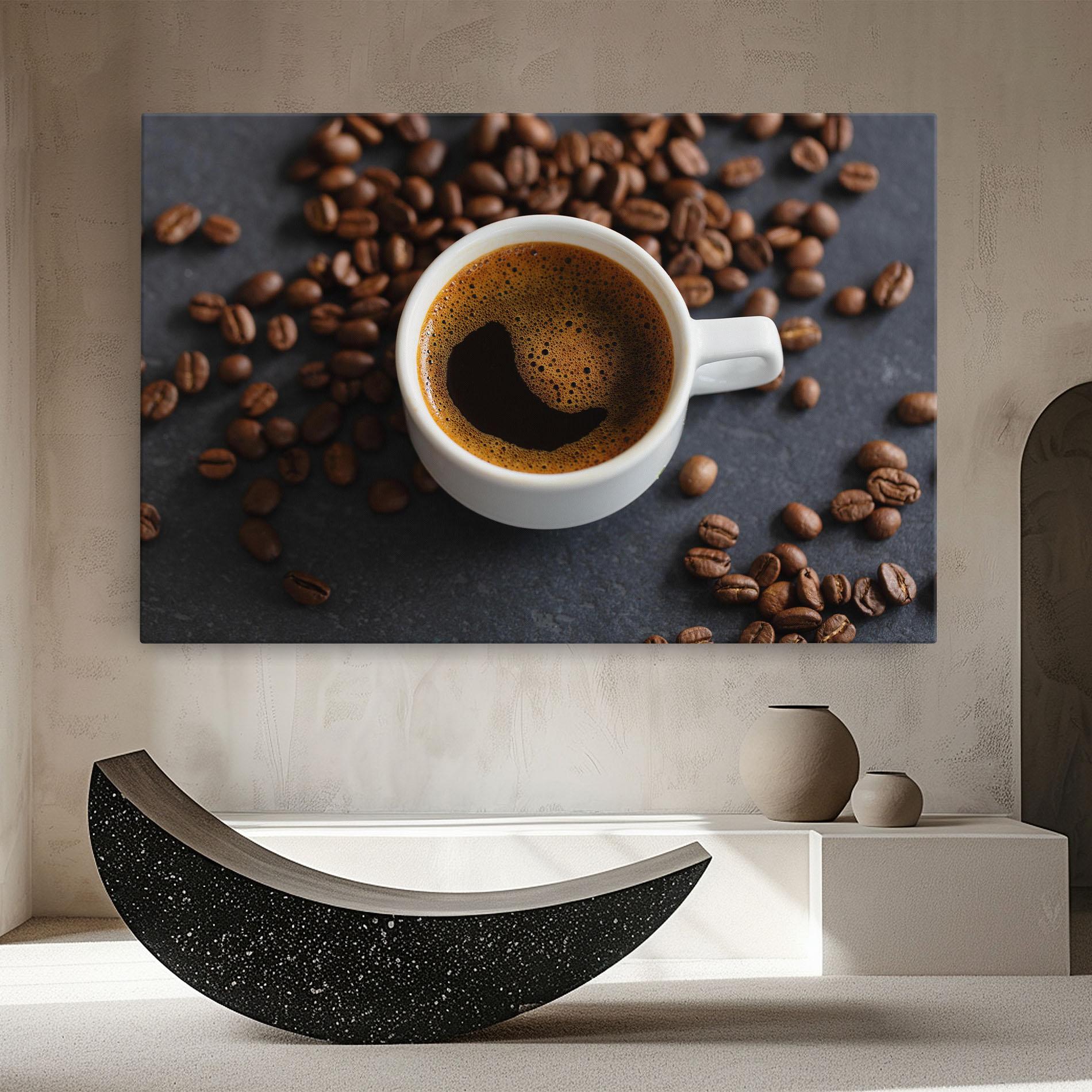 Tablou Canvas Espresso Close Up mockup 8