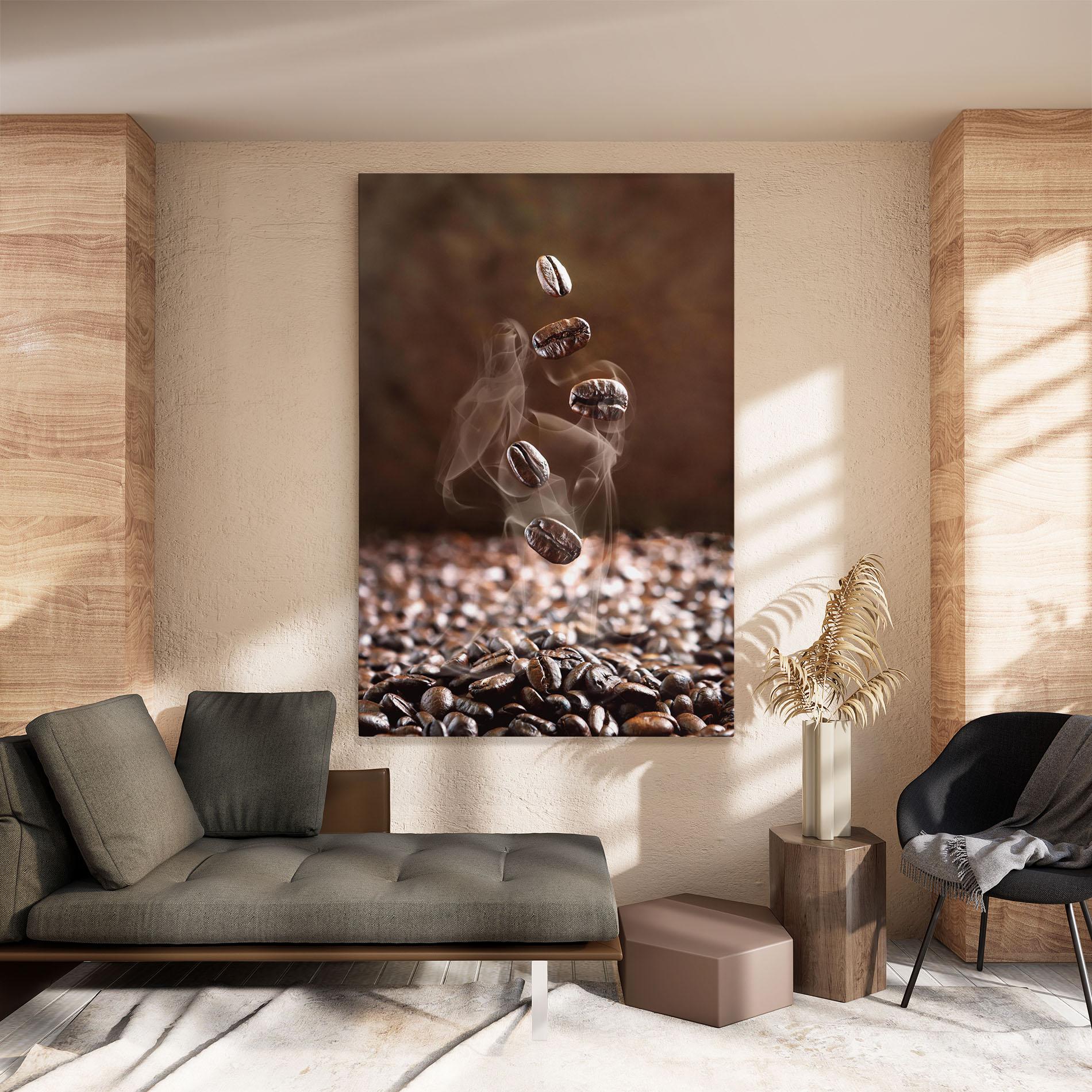 Tablou Canvas Close Up Falling Beans mockup 8