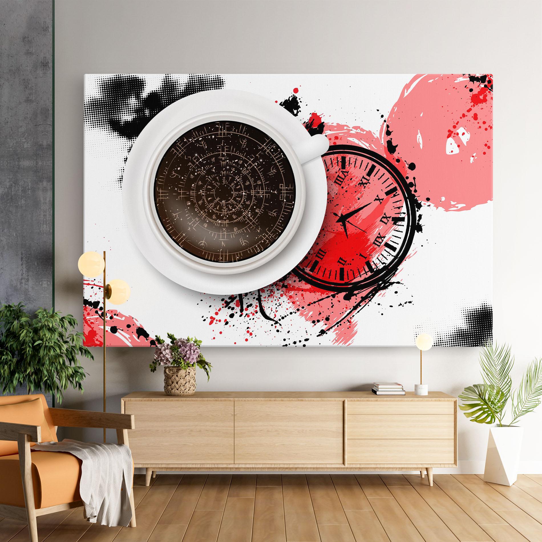 Tablou Canvas Coffee Reading mockup 9