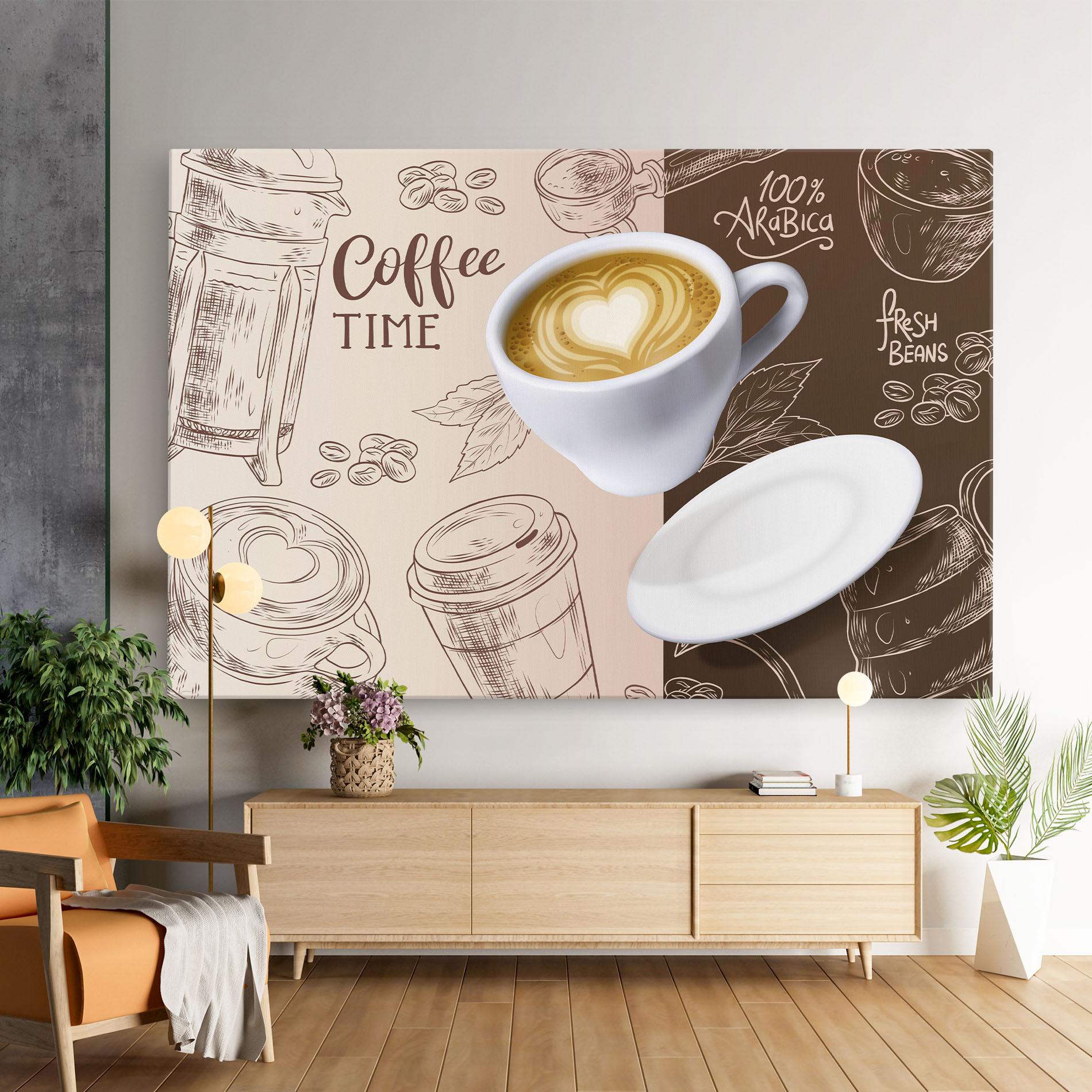 Tablou Canvas Coffee Time mockup 9