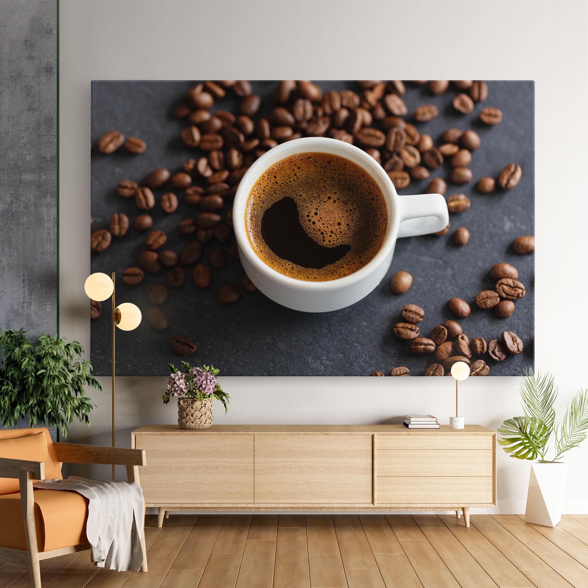 Tablou Canvas Espresso Close Up mockup 9