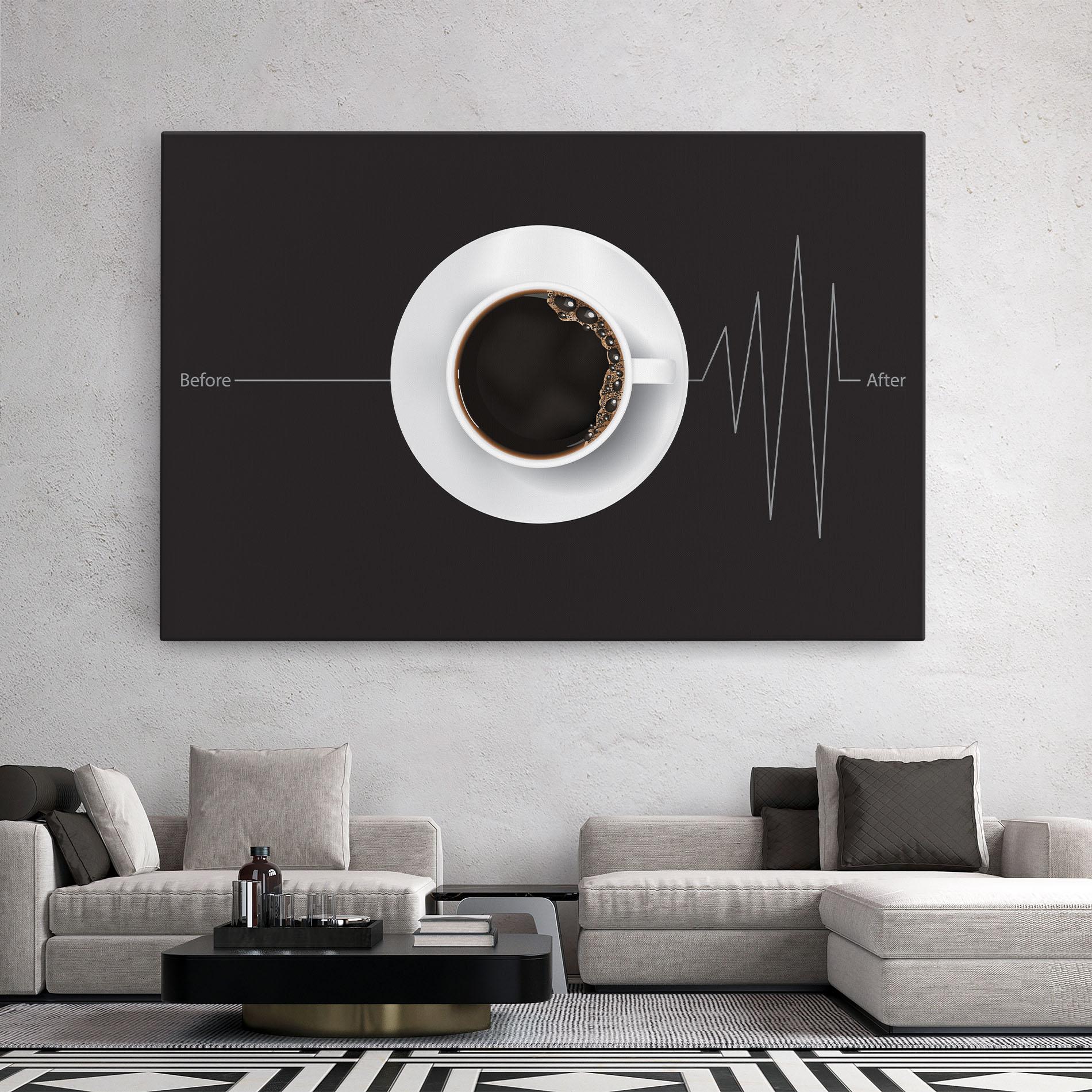 Tablou Canvas After Coffee mockup 2