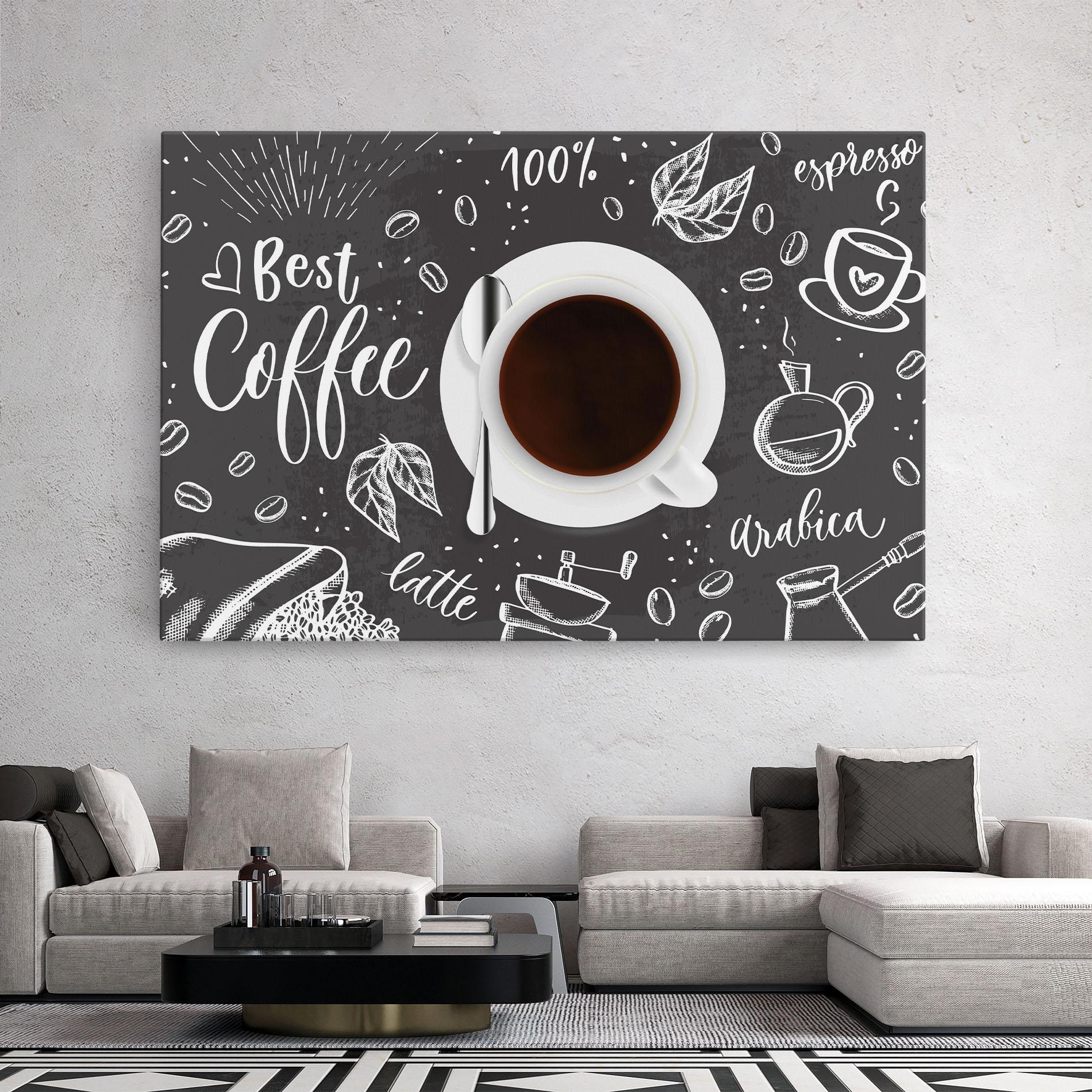 Tablou Canvas Best Coffee mockup 2