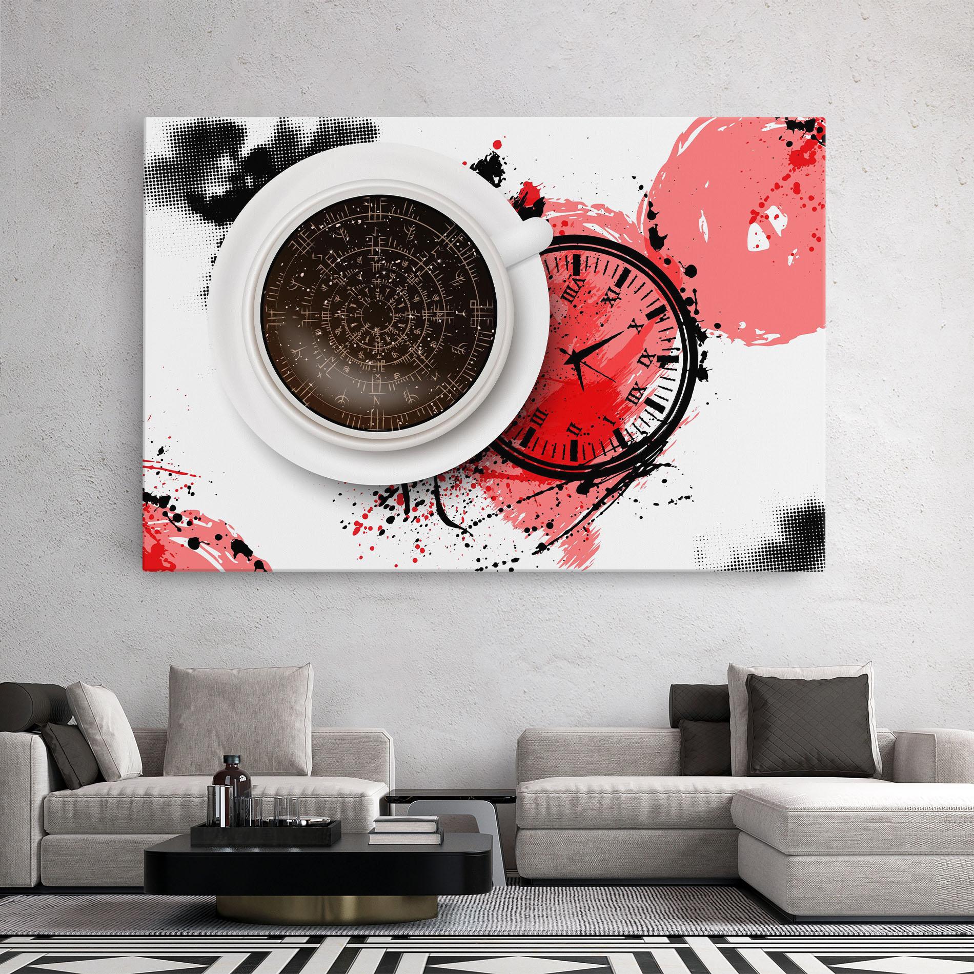 Tablou Canvas Coffee Reading mockup 2