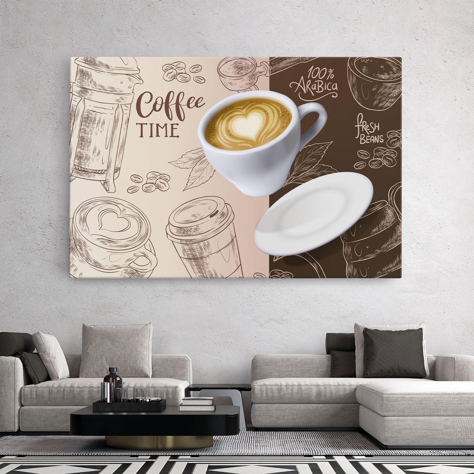 Tablou Canvas Coffee Time mockup 2