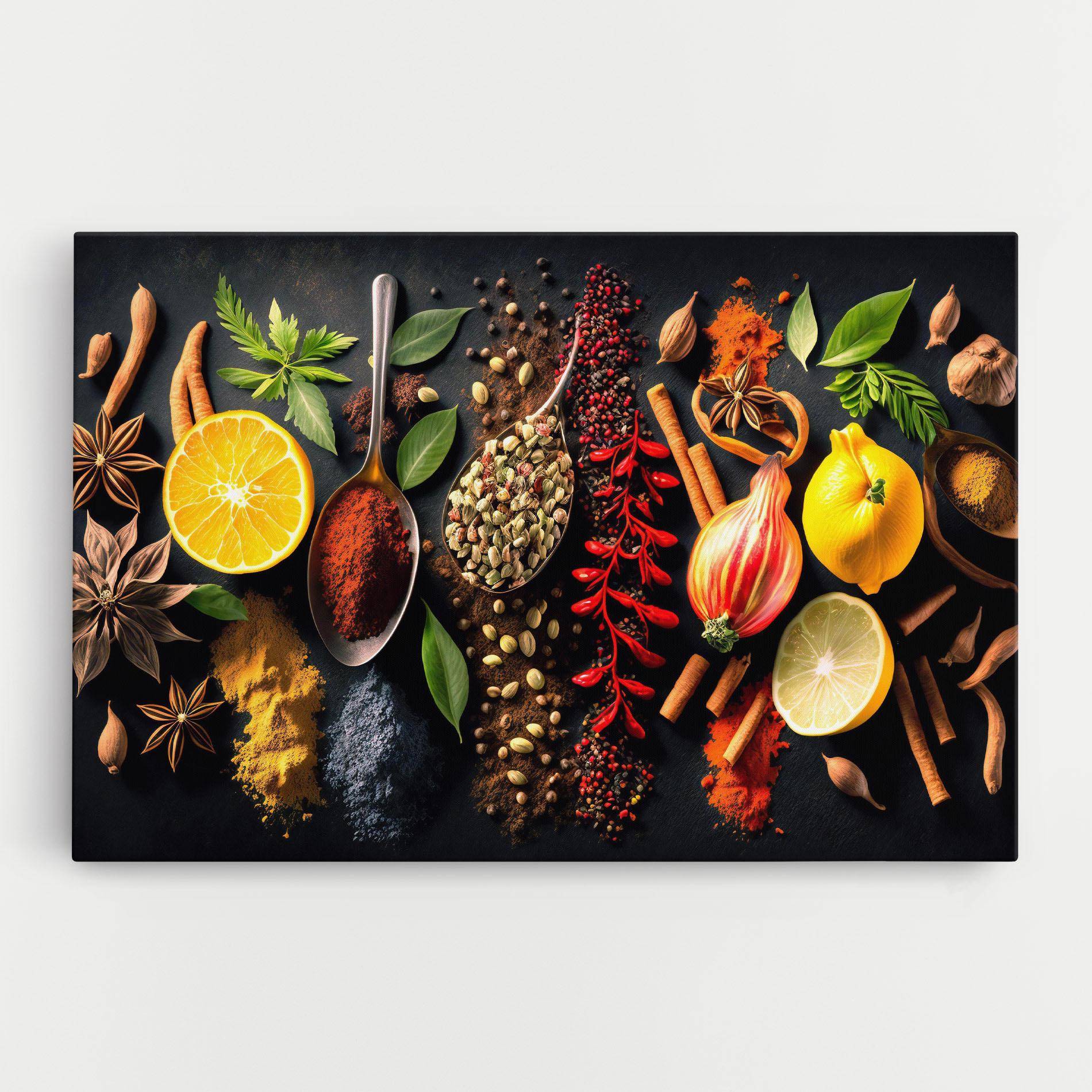 Tablou Canvas Closeup Pices mockup 0