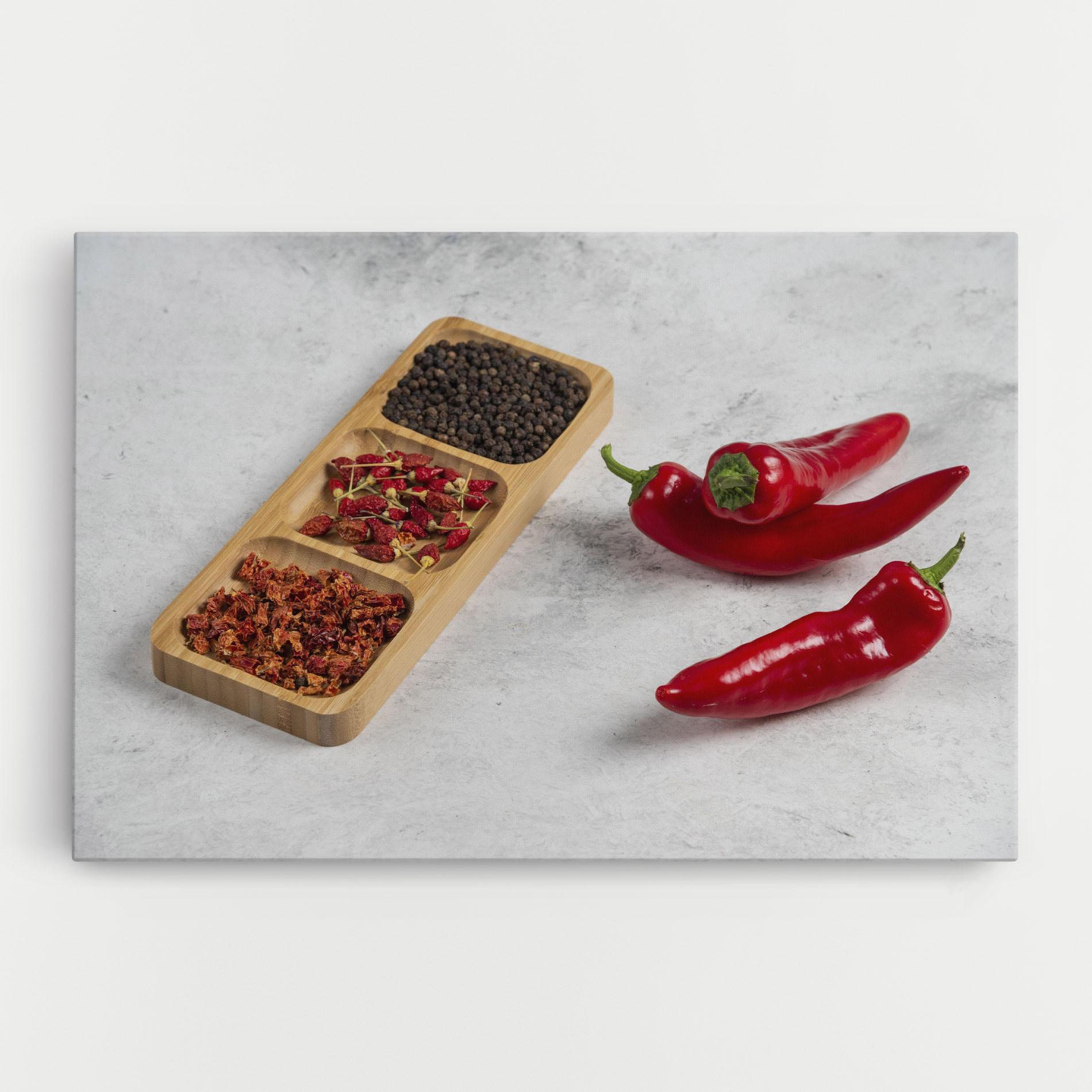 Tablou Canvas Hot Chili Spices mockup 0