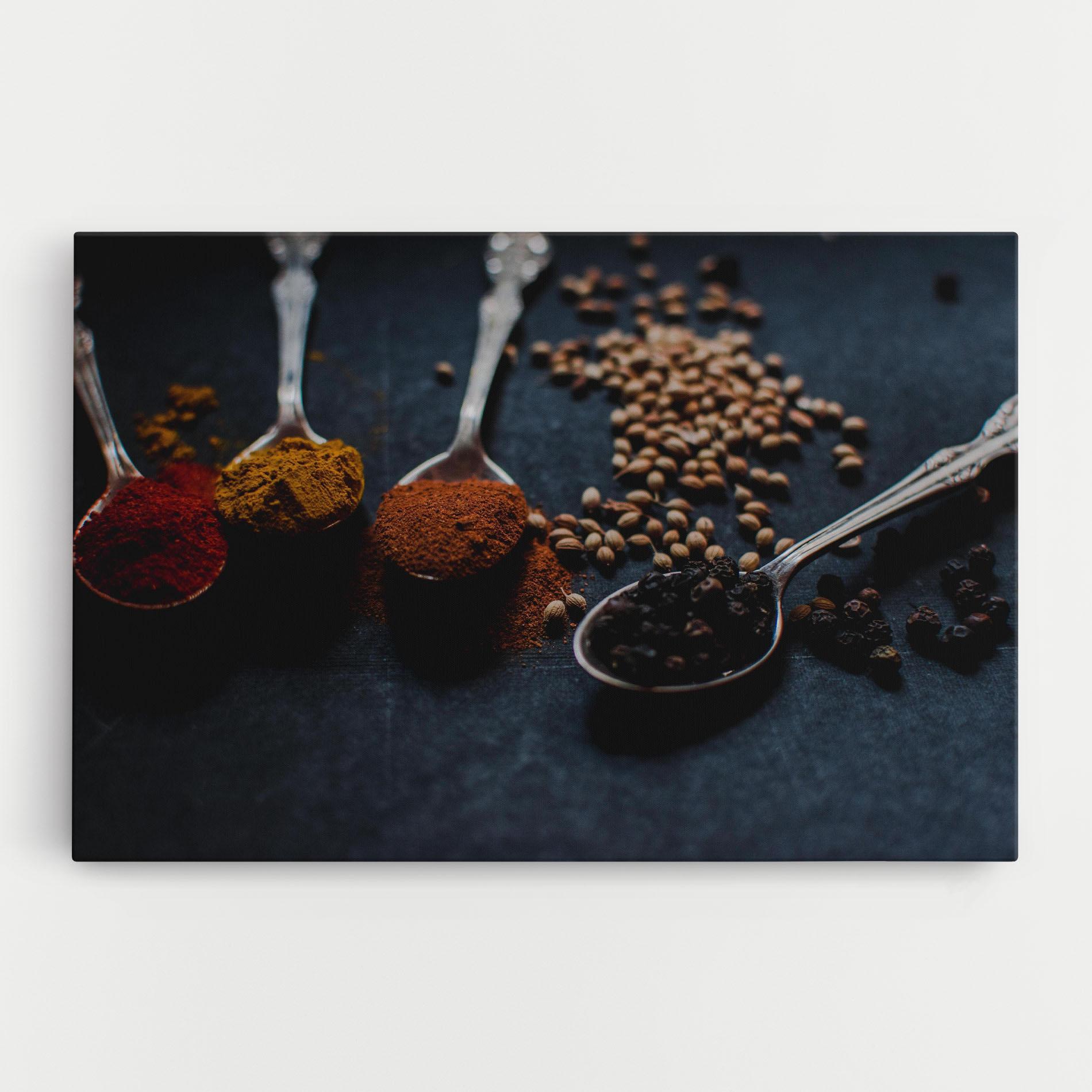 Tablou Canvas Spices Spoon mockup 0
