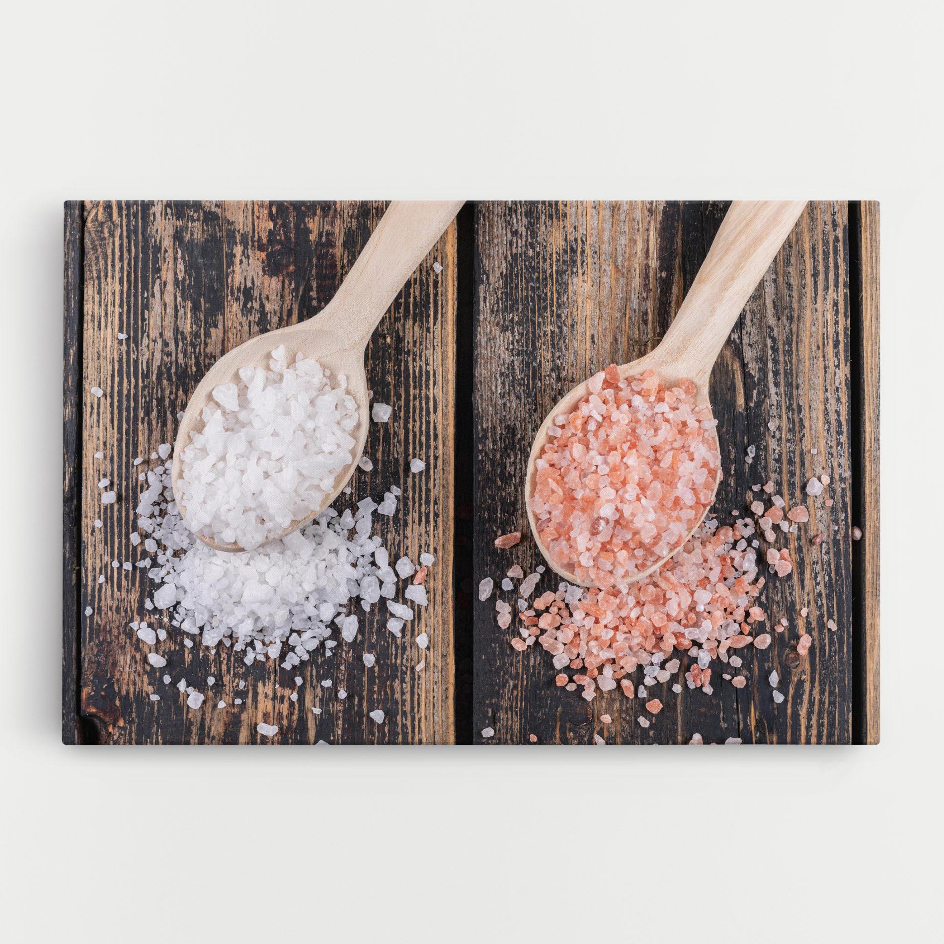 Tablou Canvas Wooden Spoons Sea Salt mockup 0