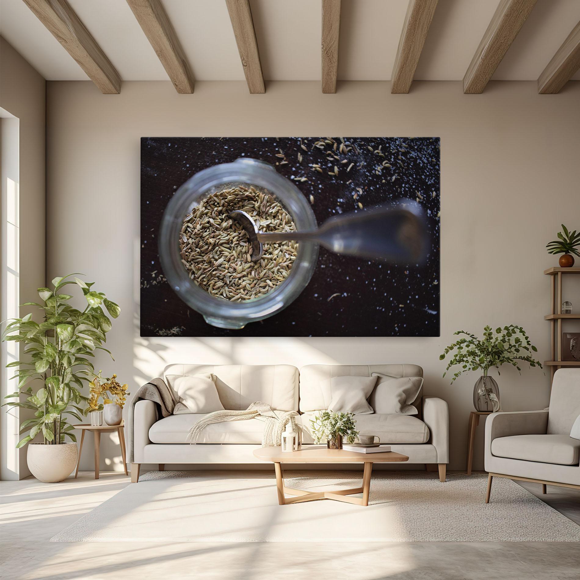 Tablou Canvas Jar With Spices mockup 6