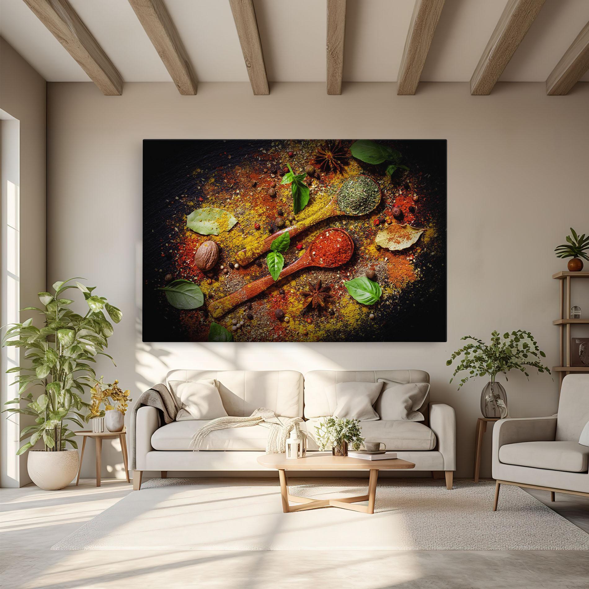 Tablou Canvas Oriental Spices mockup 6