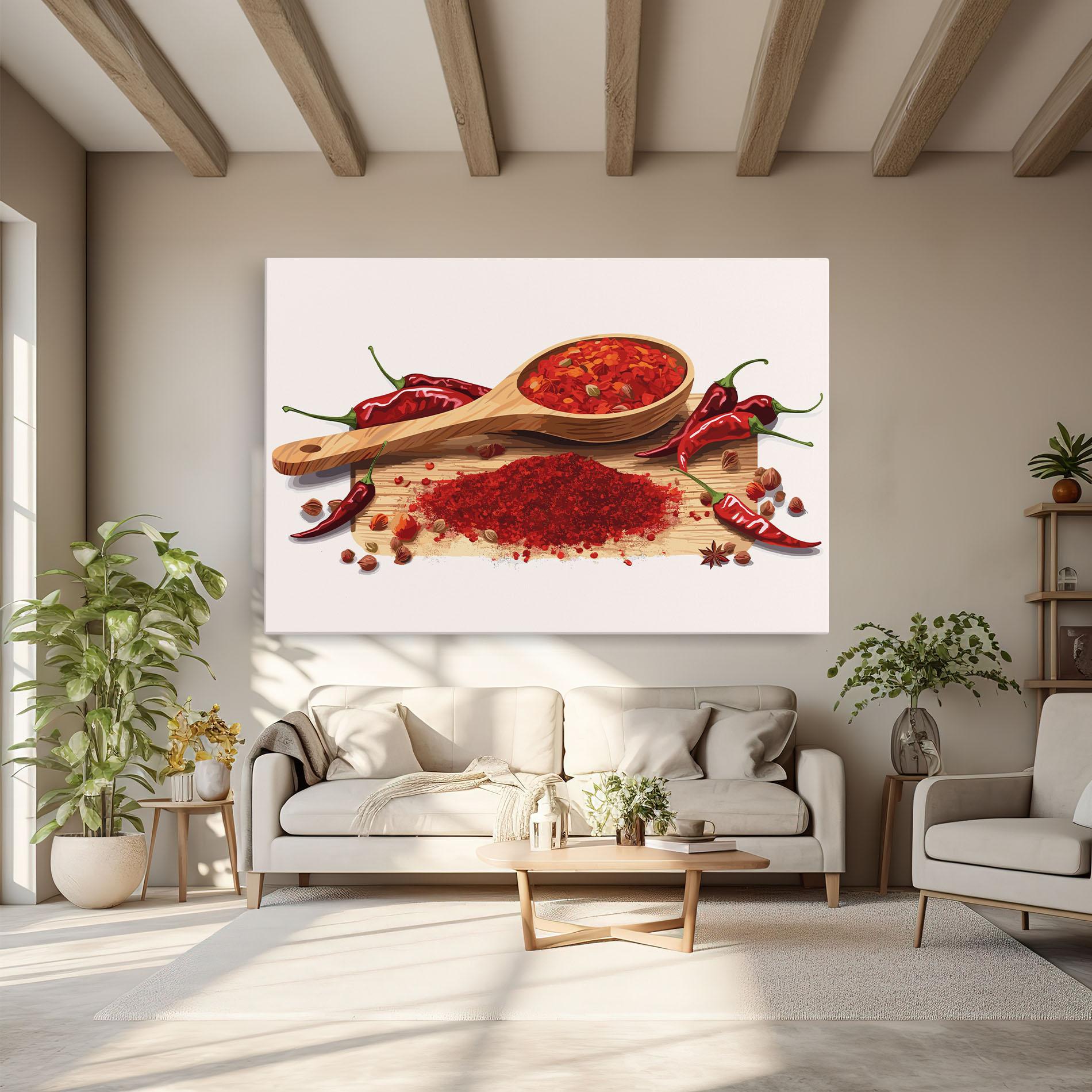 Tablou Canvas Spoon Of Papper mockup 6