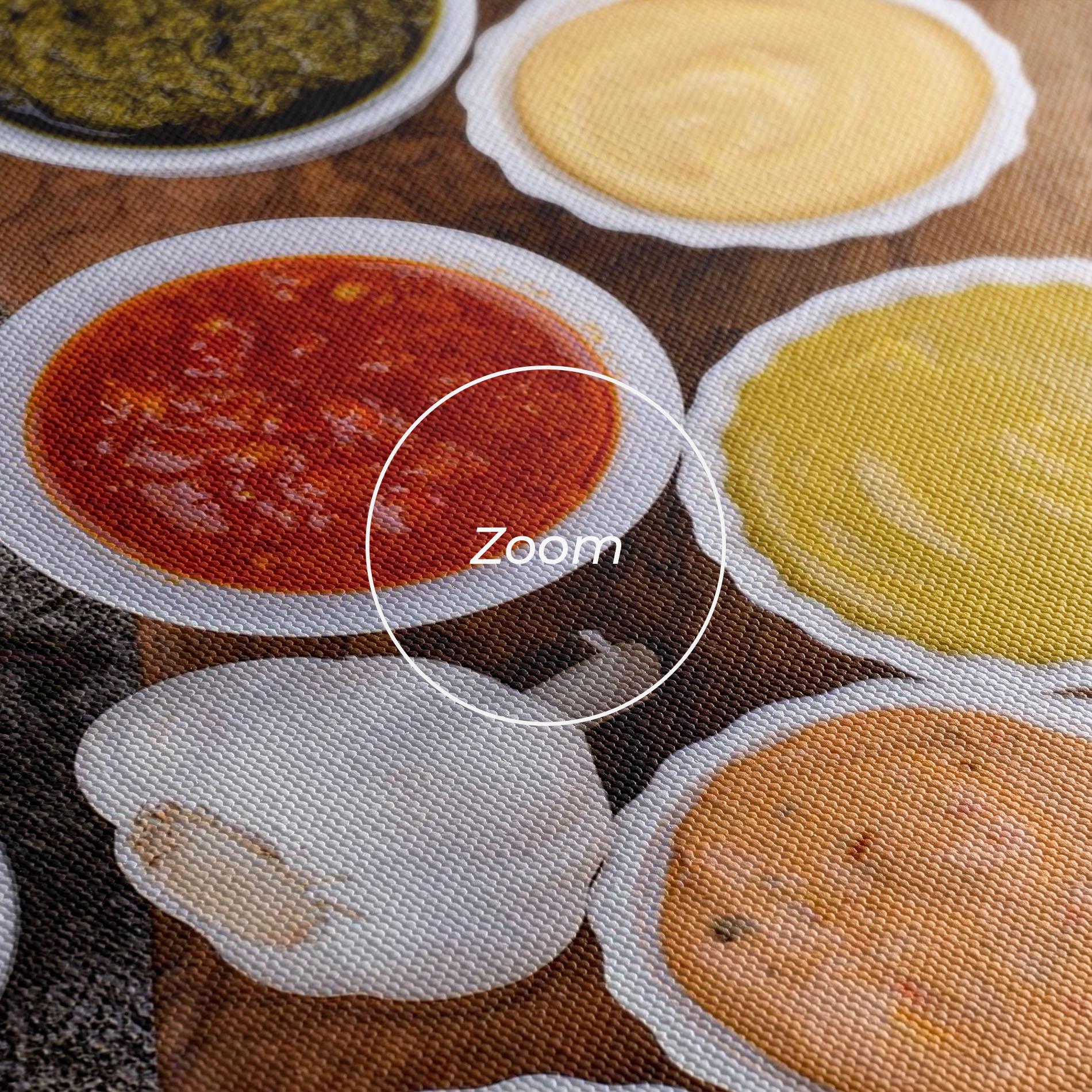 Tablou Canvas Different Sauces mockup 3