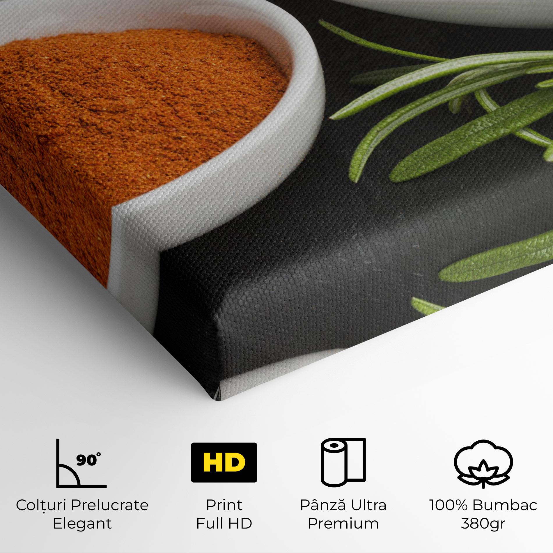 Tablou Canvas Close Up Spices Powder mockup 4