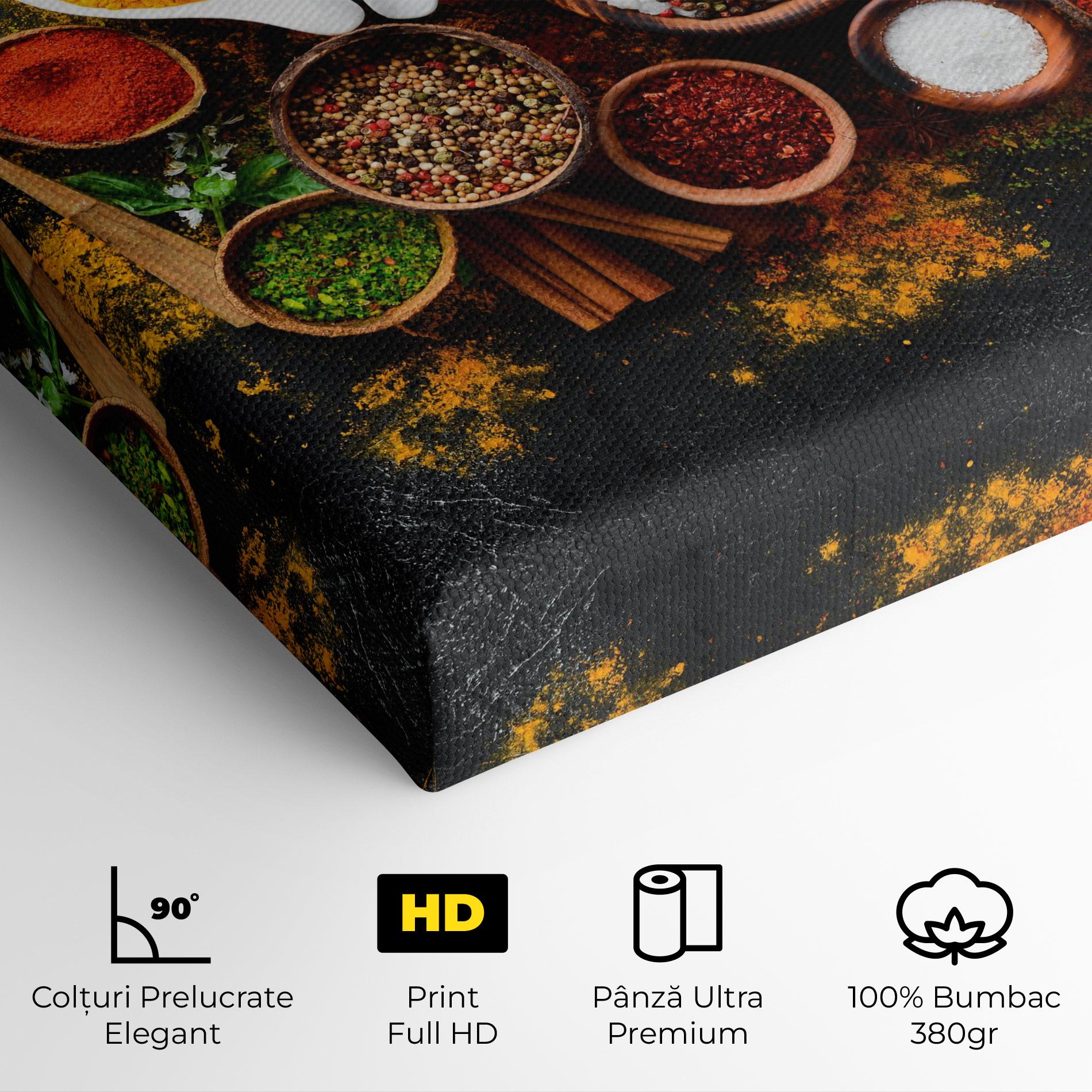 Tablou Canvas Colorful Herbs Spices mockup 4