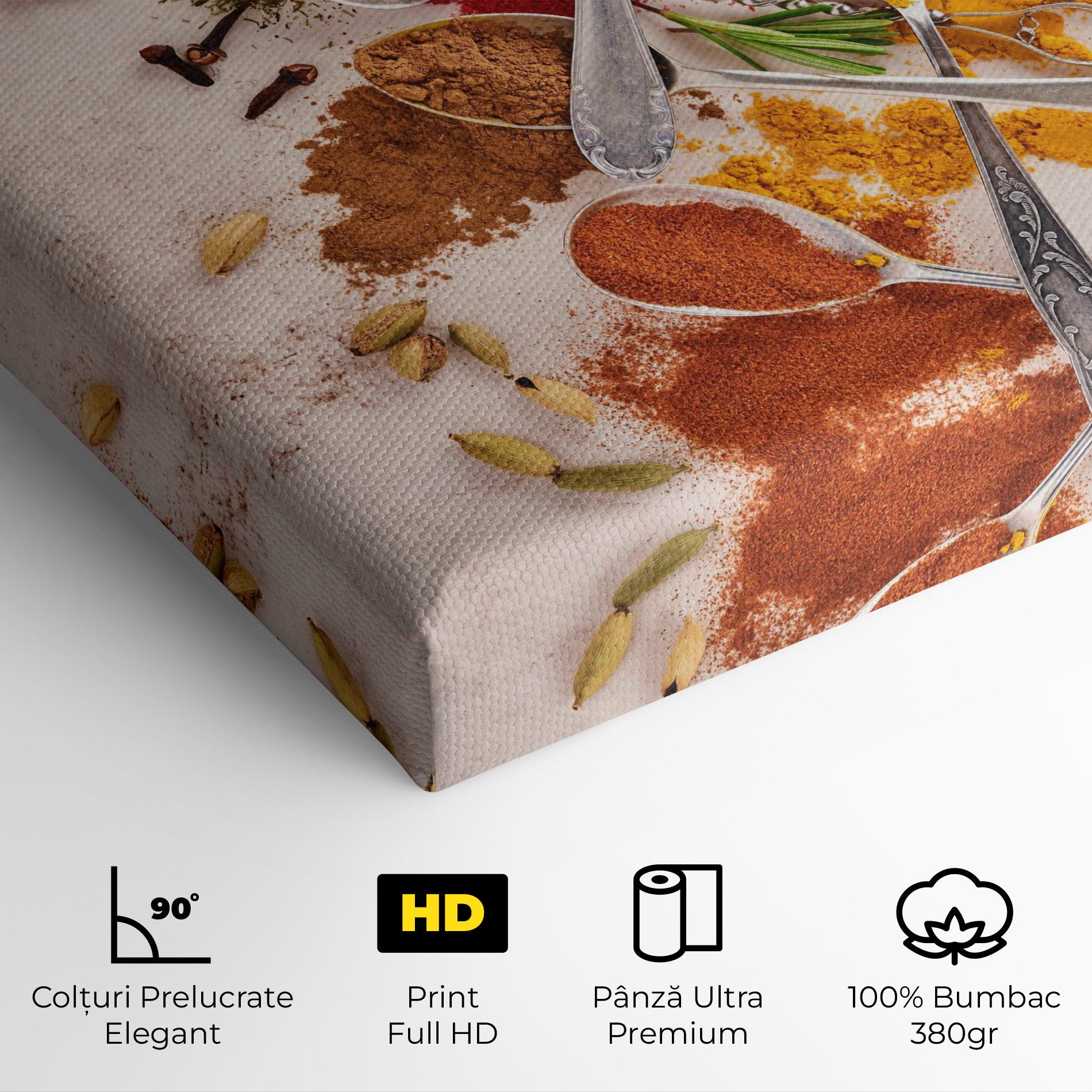 Tablou Canvas Colorful Spices Cooking mockup 4