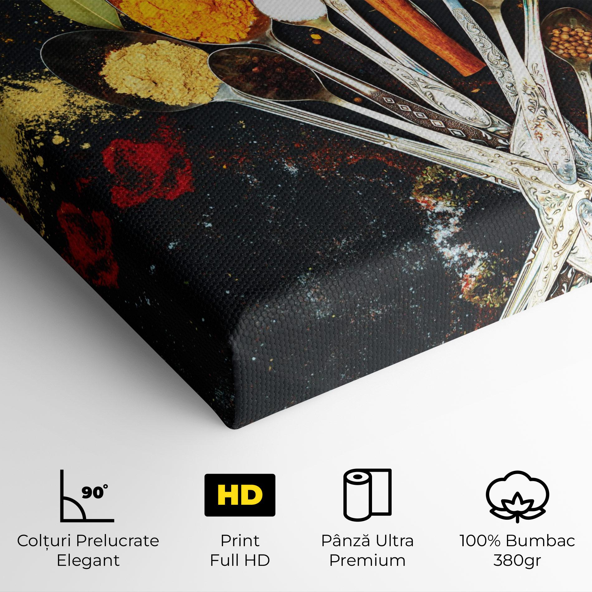 Tablou Canvas Cooking Spices Spoons mockup 4