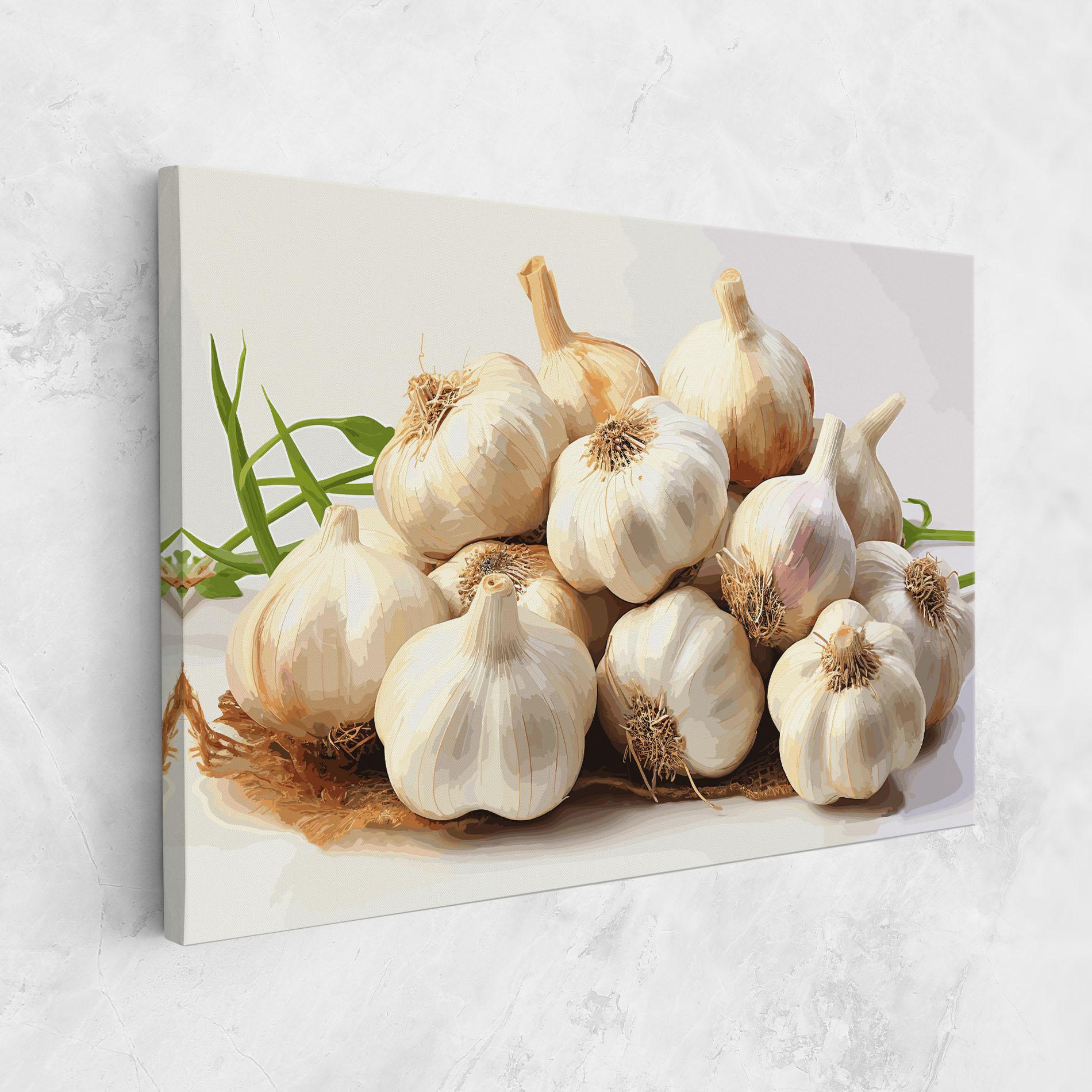 Tablou Canvas Garlic Art mockup 1