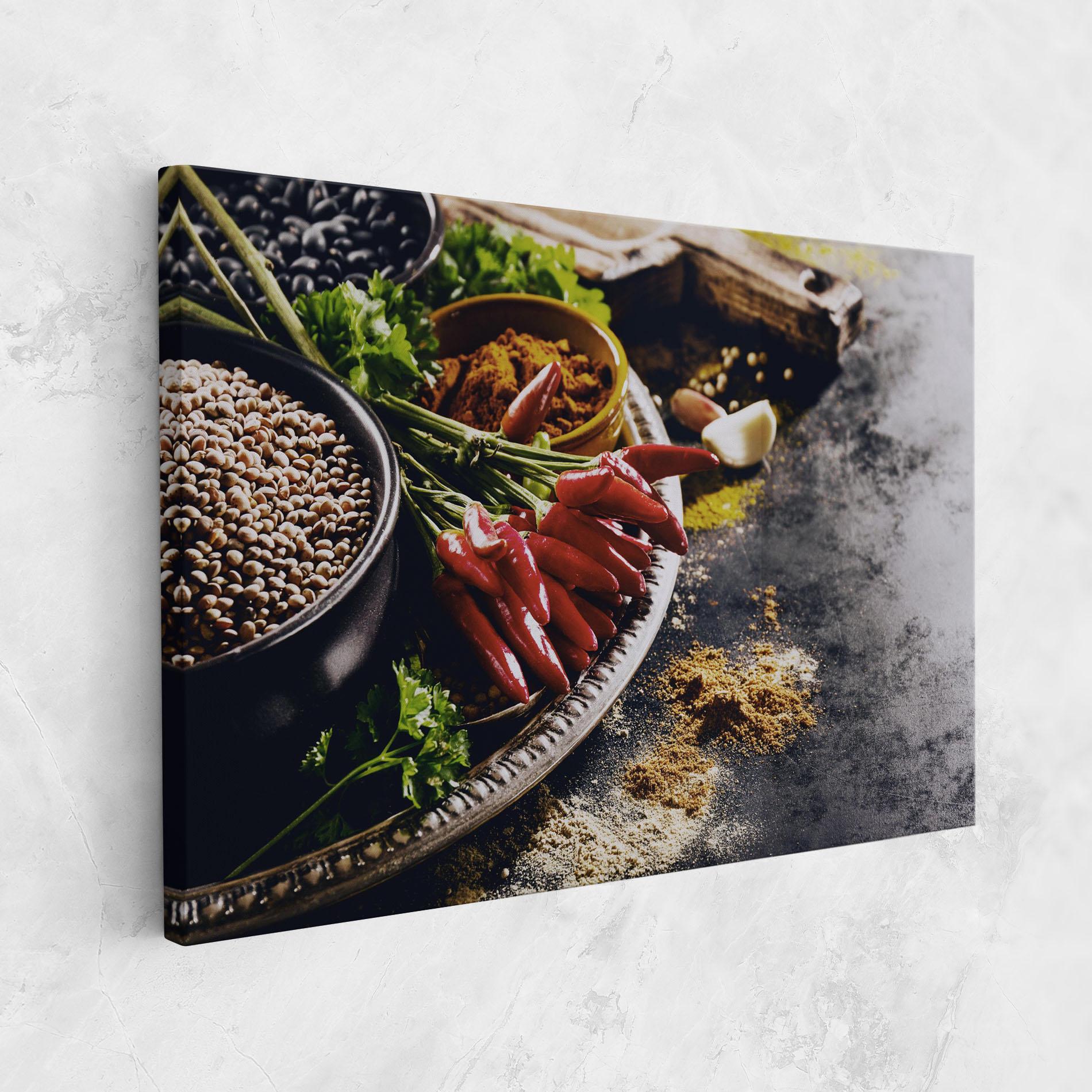 Tablou Canvas Grocery Spices mockup 1