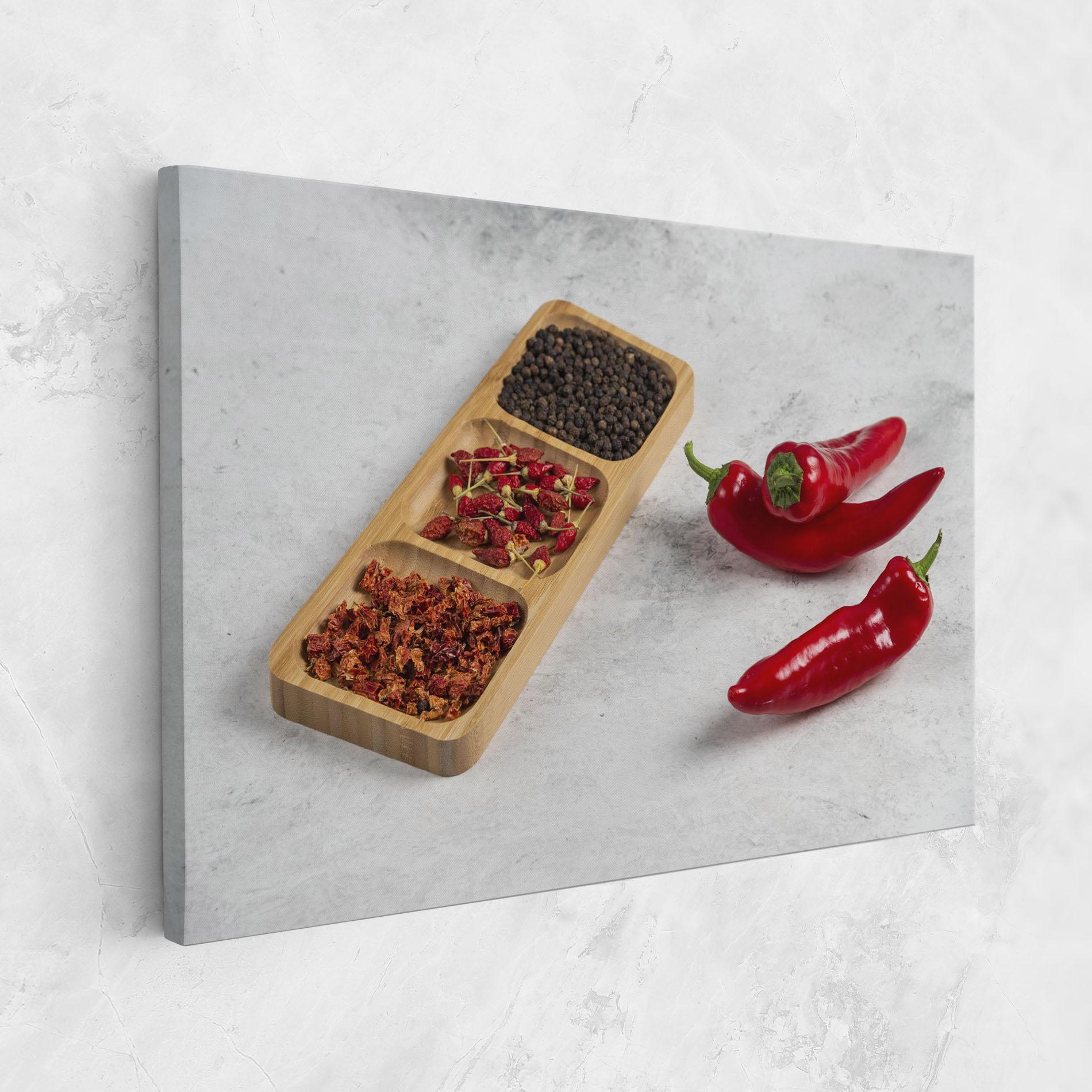 Tablou Canvas Hot Chili Spices mockup 1