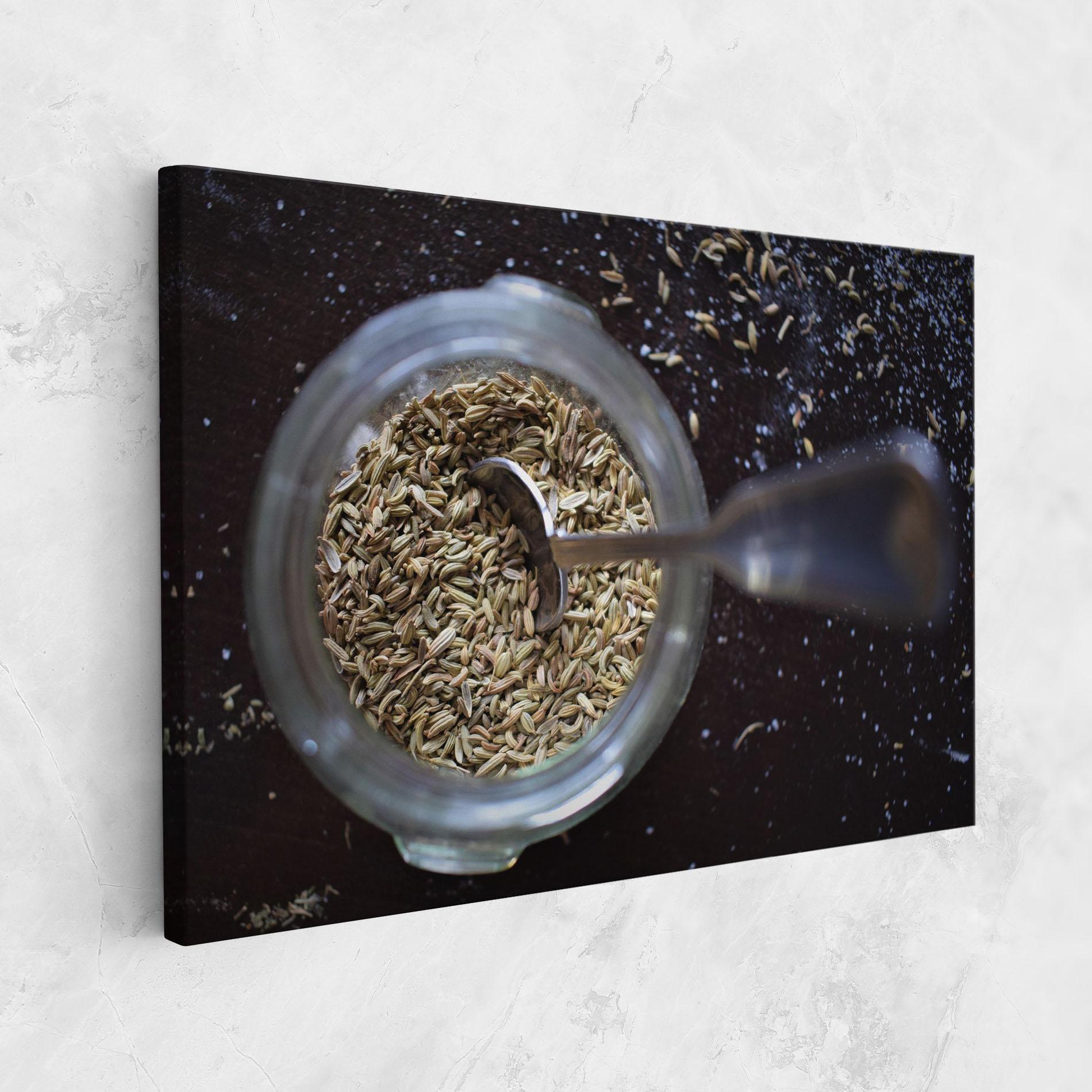 Tablou Canvas Jar With Spices mockup 1