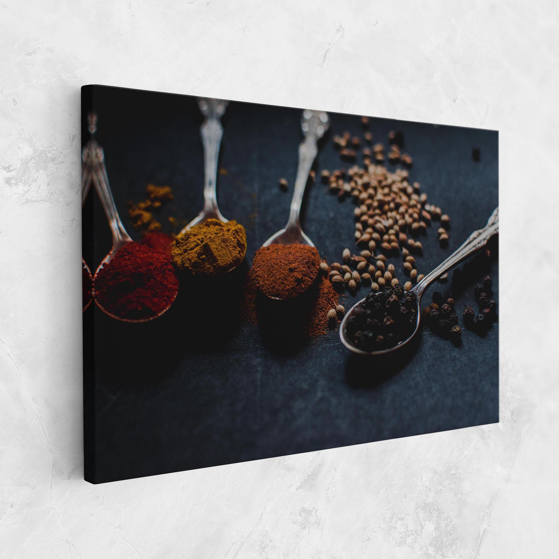 Tablou Canvas Spices Spoon mockup 1