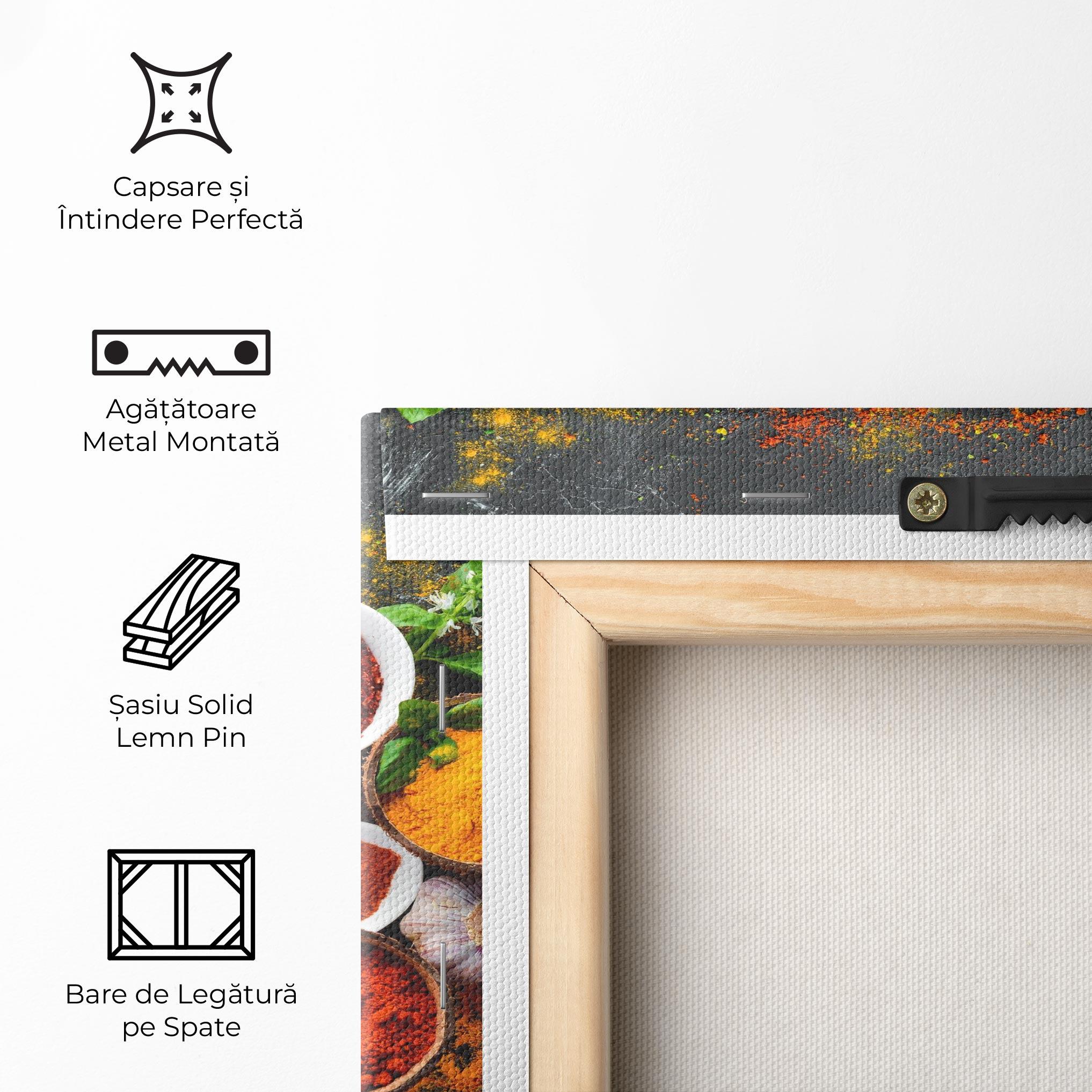 Tablou Canvas Colorful Herbs Spices mockup 5