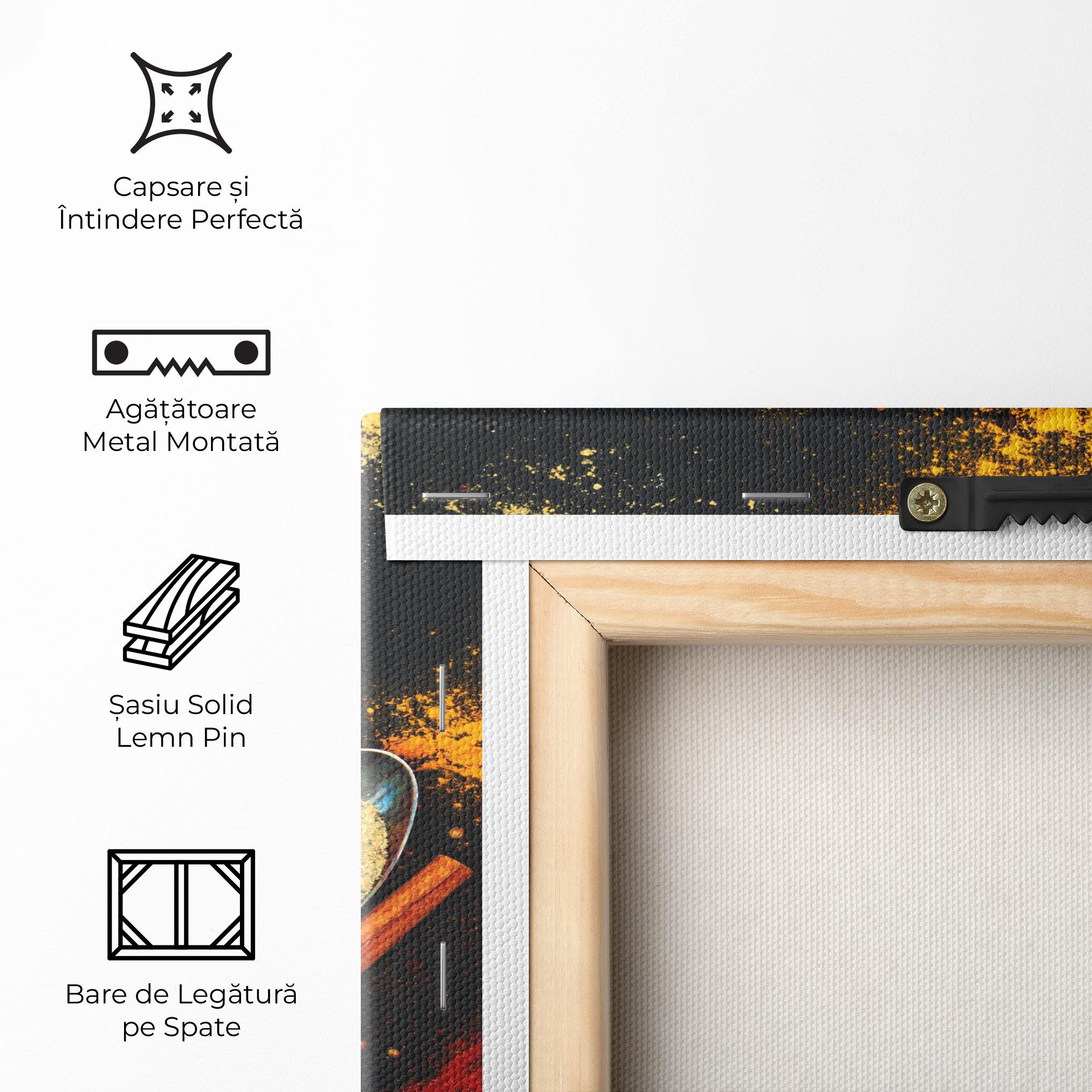 Tablou Canvas Cooking Spices Spoons mockup 5