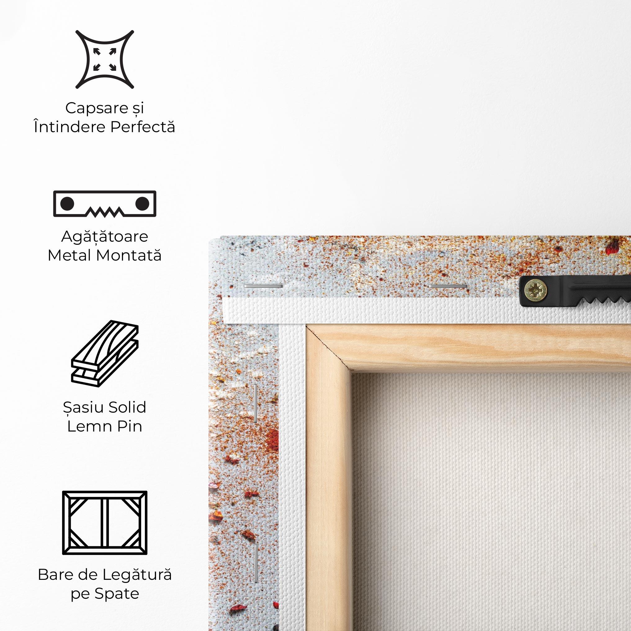 Tablou Canvas Heart Spice Powders mockup 5