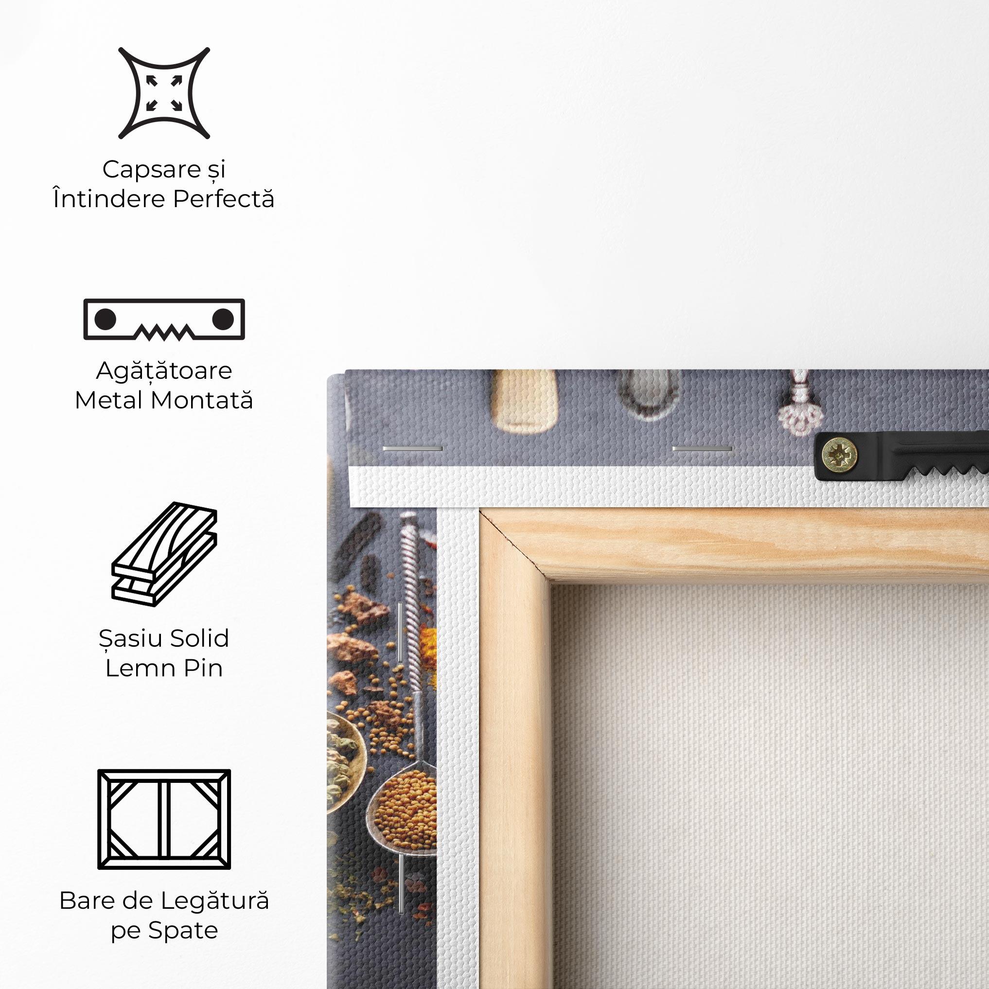 Tablou Canvas Spices Black Board mockup 5