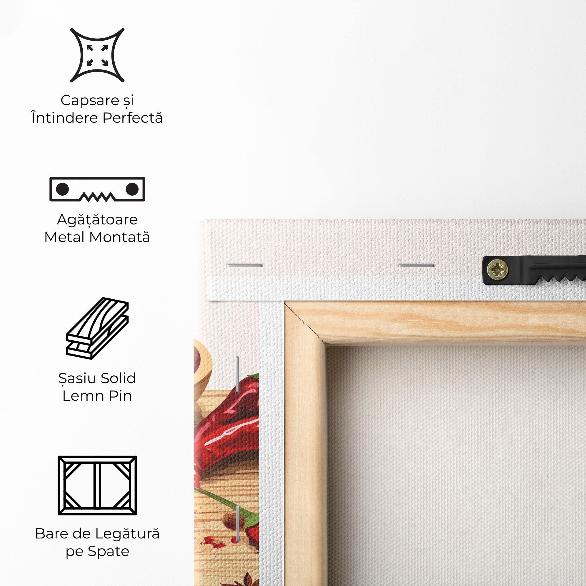 Tablou Canvas Spoon Of Papper mockup 5