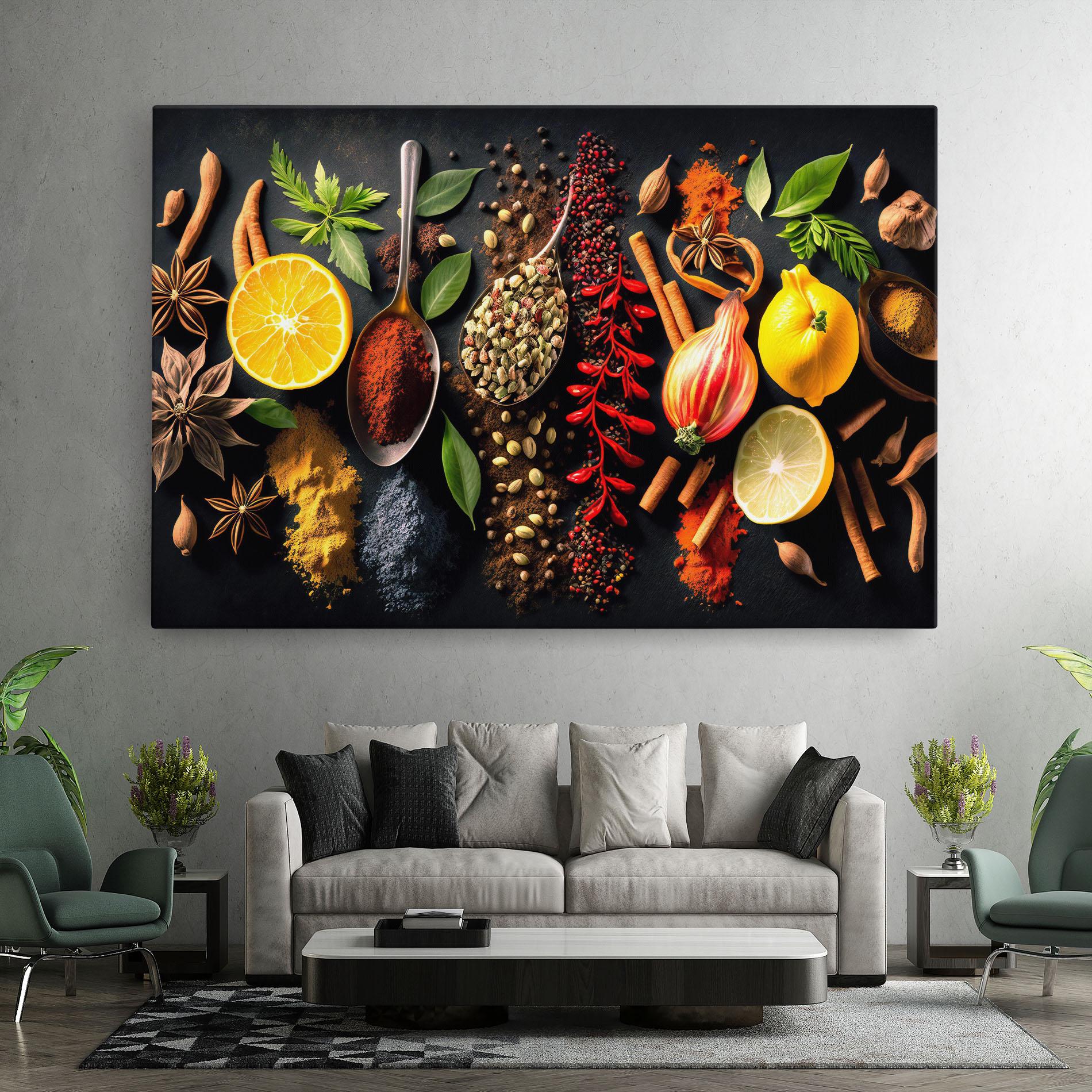 Tablou Canvas Closeup Pices mockup 7