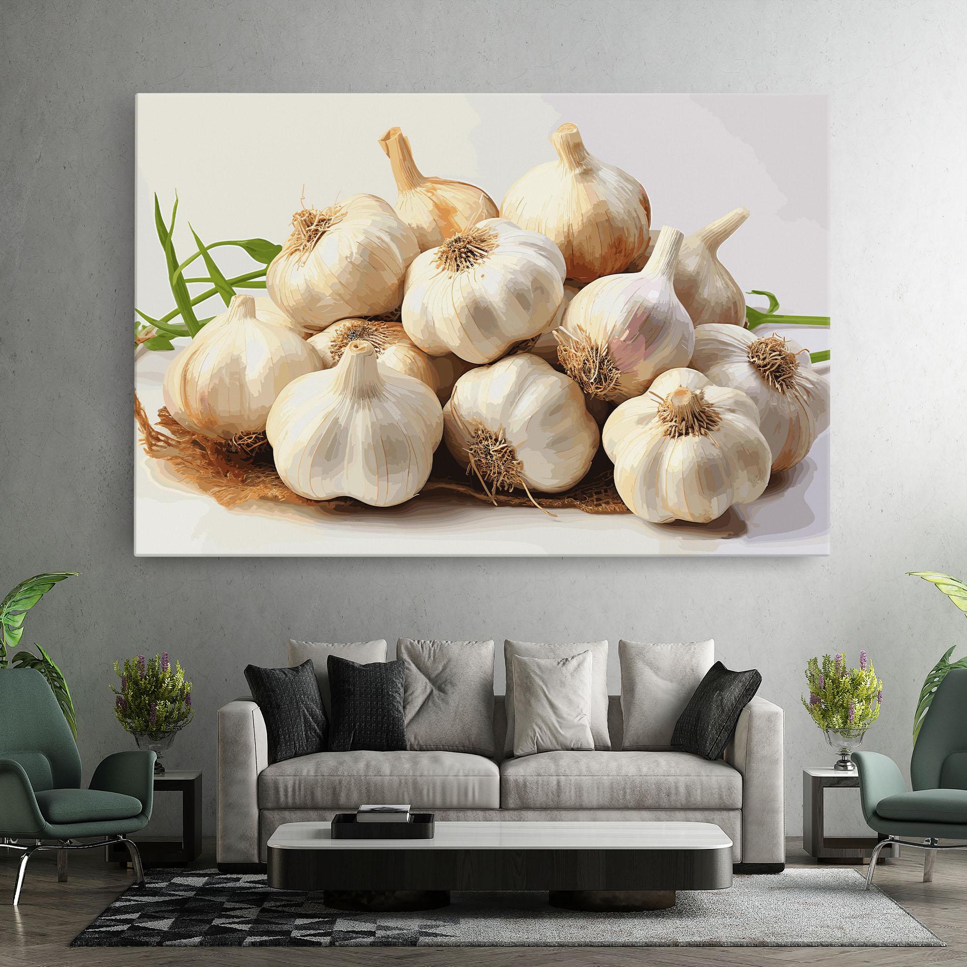 Tablou Canvas Garlic Art mockup 7