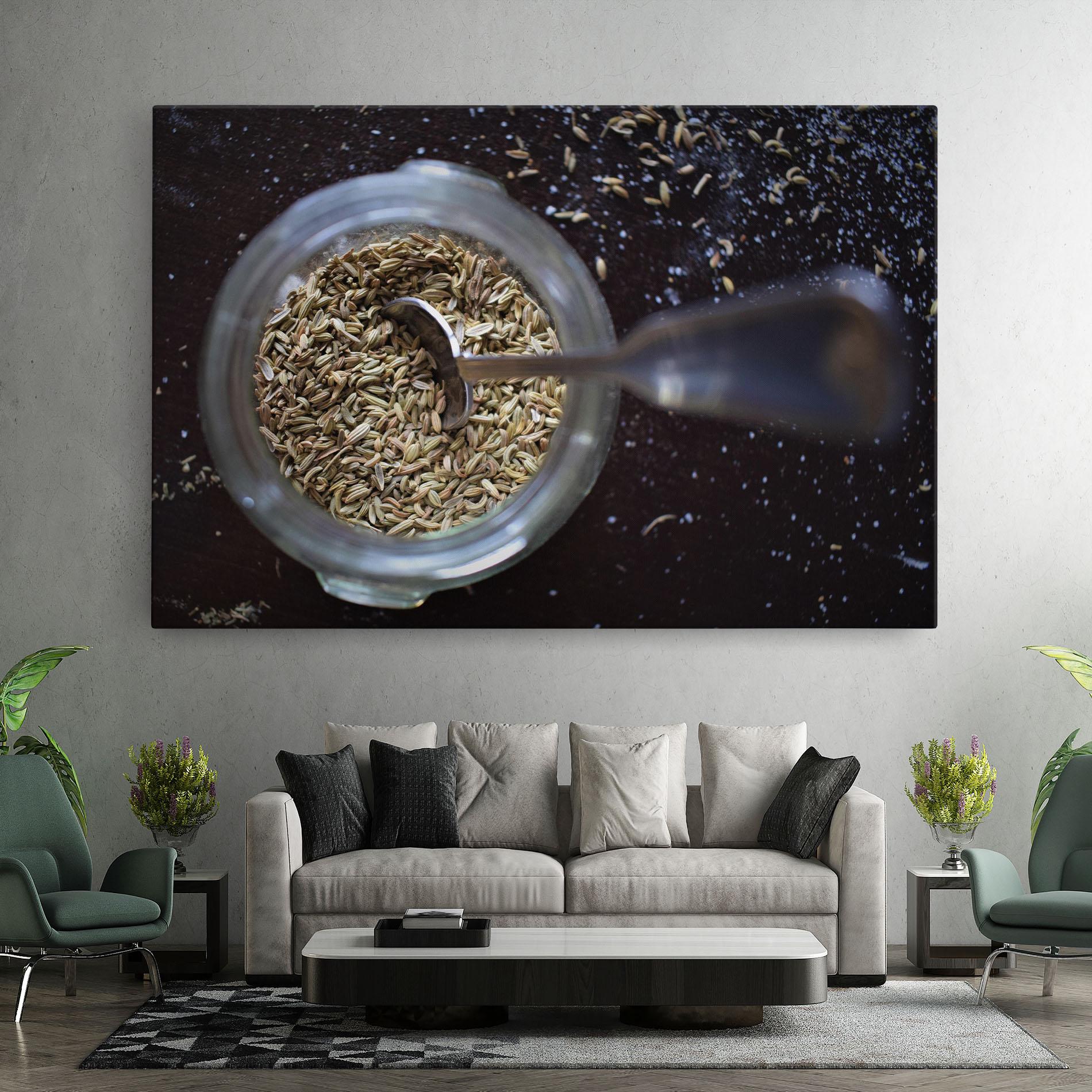 Tablou Canvas Jar With Spices mockup 7