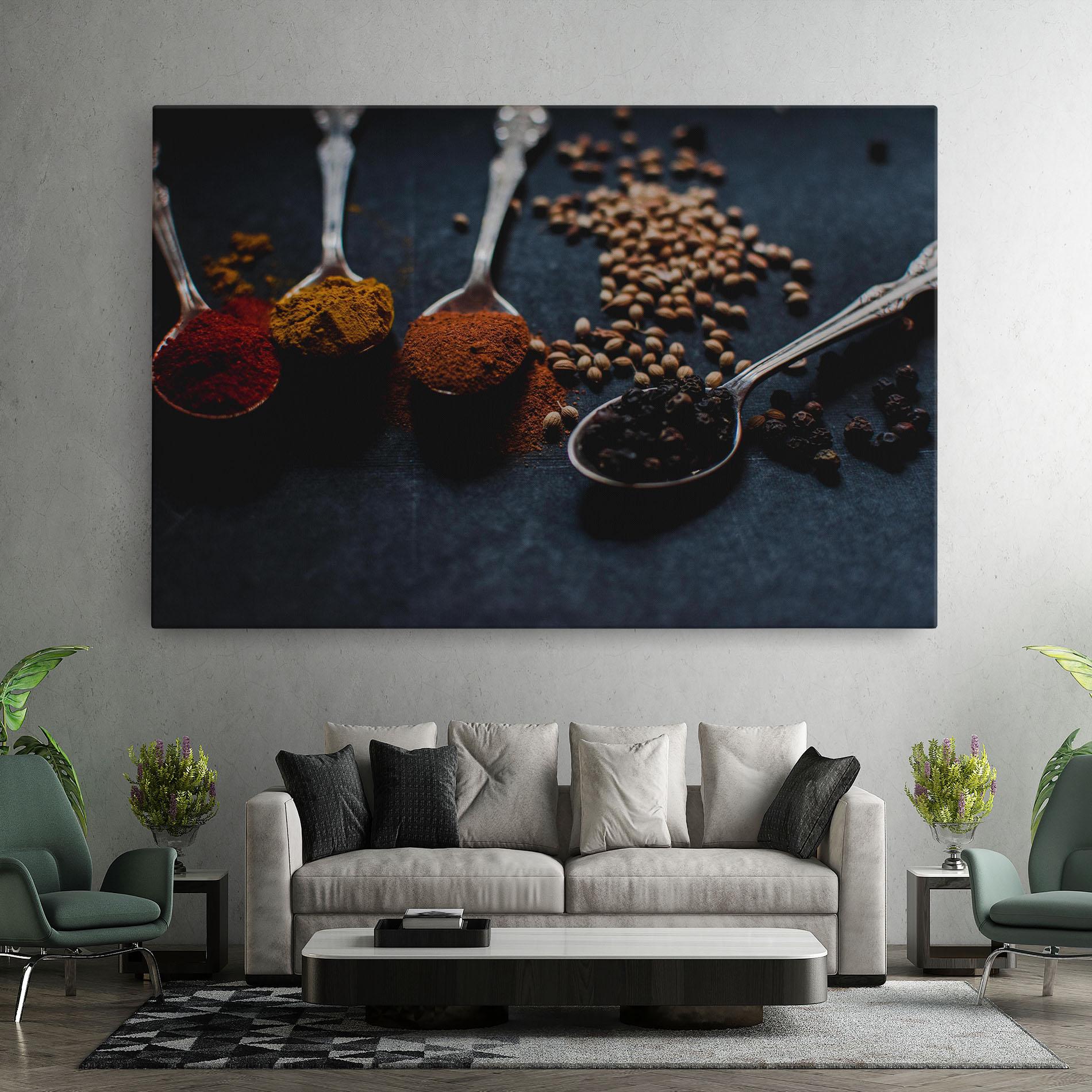 Tablou Canvas Spices Spoon mockup 7
