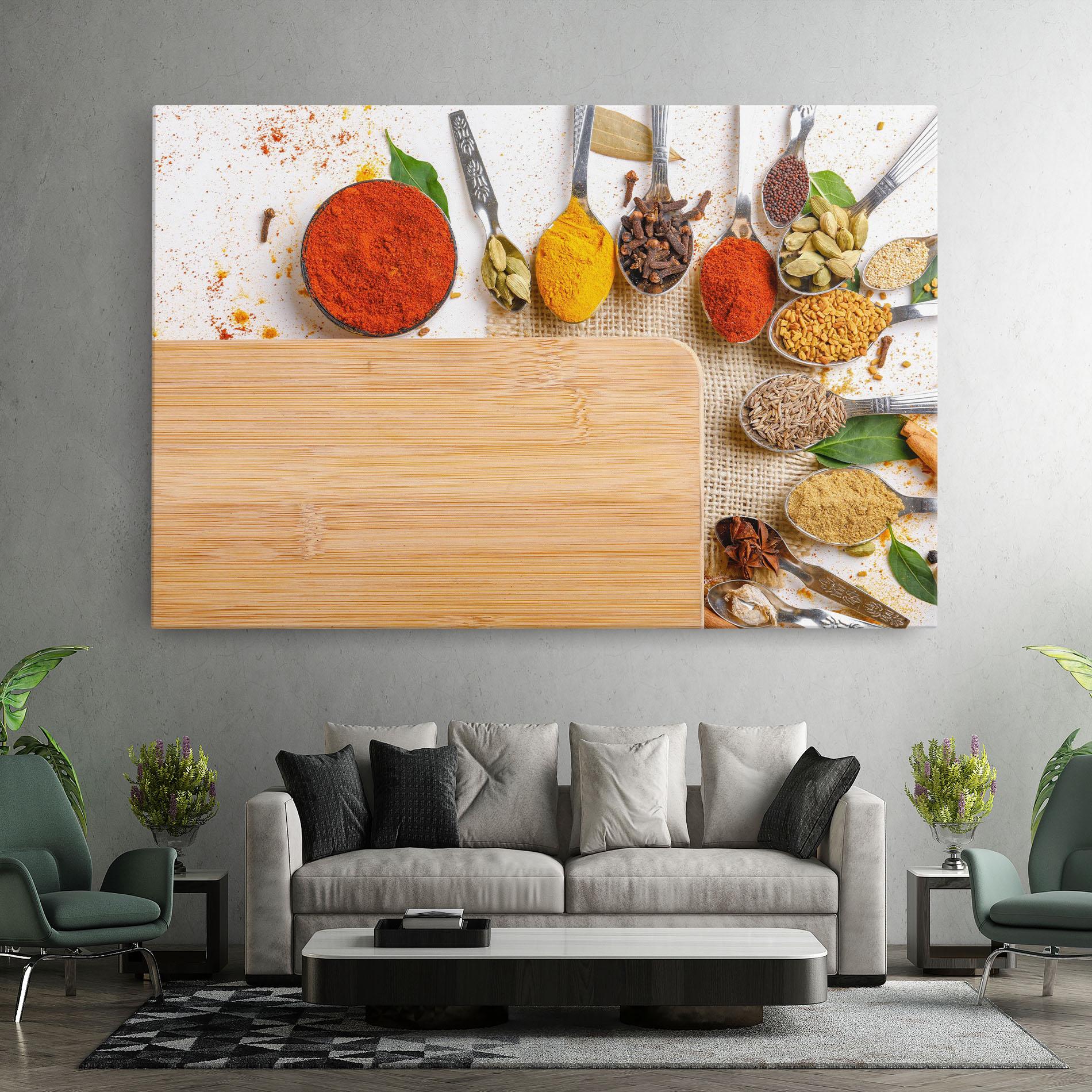 Tablou Canvas Spices Spoons mockup 7