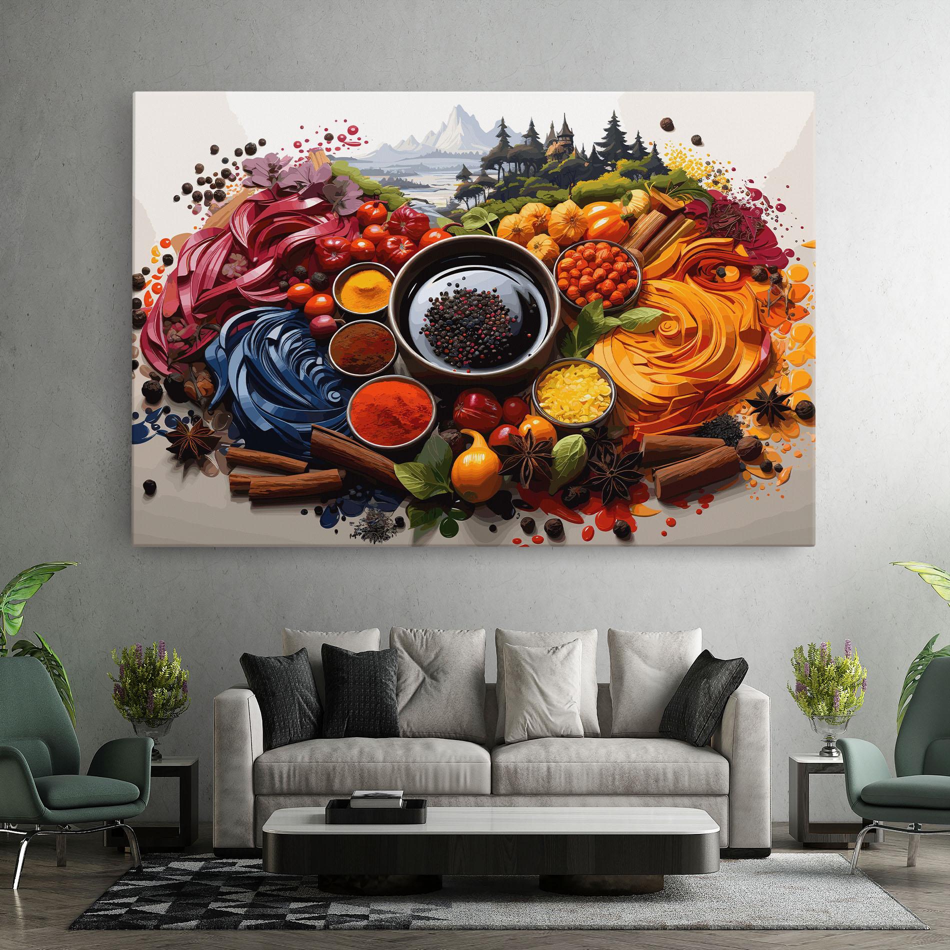 Tablou Canvas Spices Village mockup 7