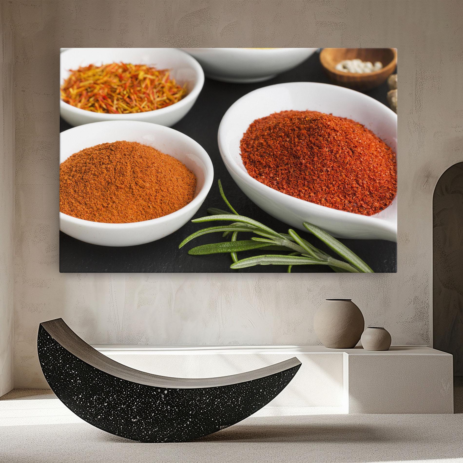 Tablou Canvas Close Up Spices Powder mockup 8