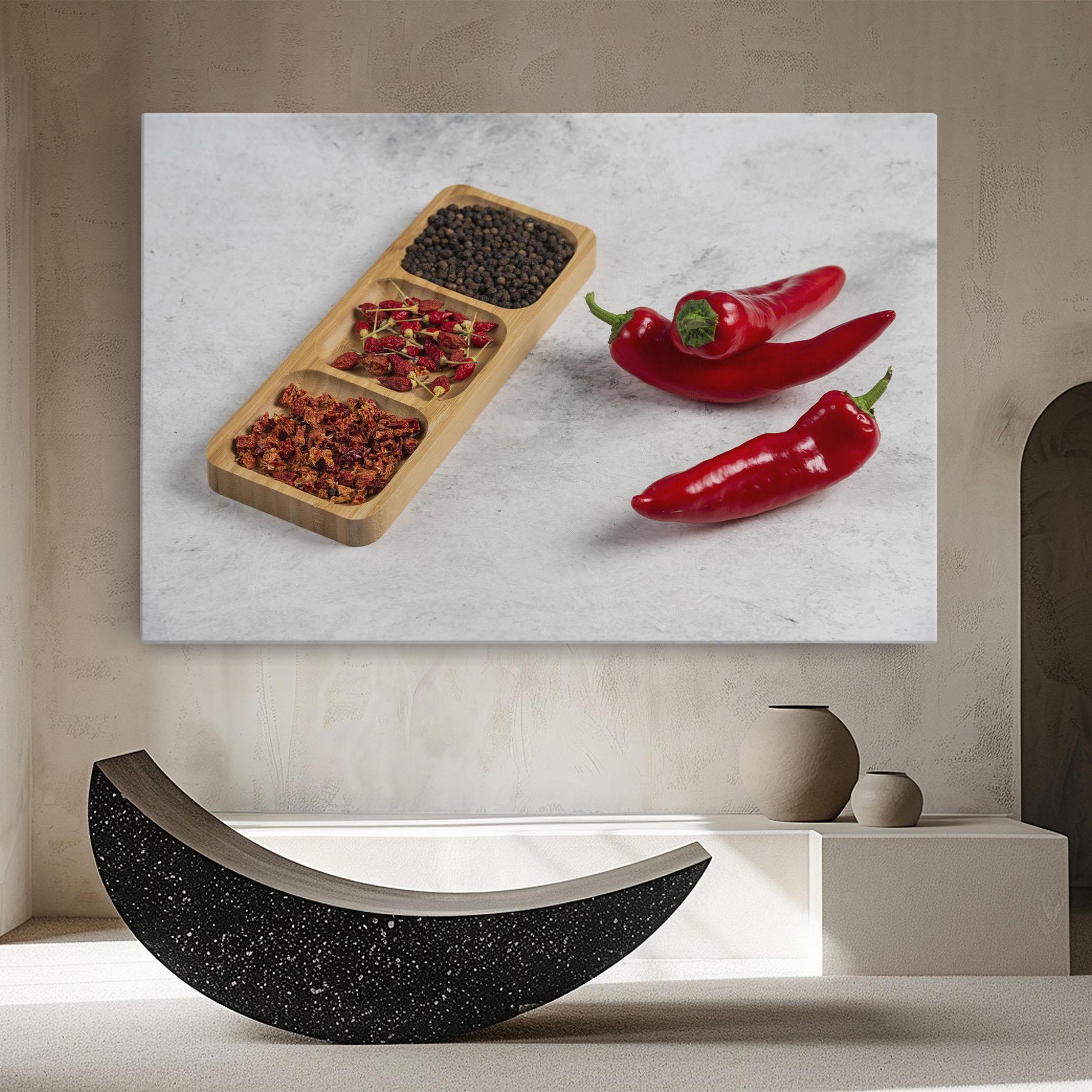 Tablou Canvas Hot Chili Spices mockup 8