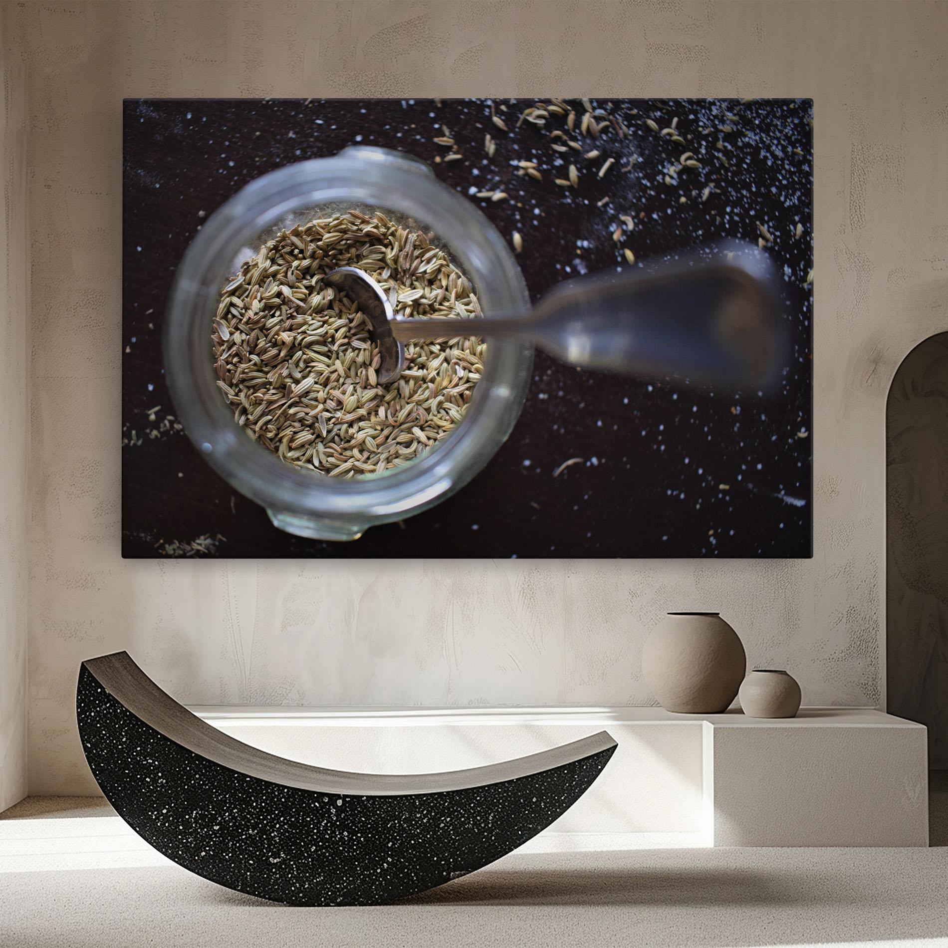 Tablou Canvas Jar With Spices mockup 8