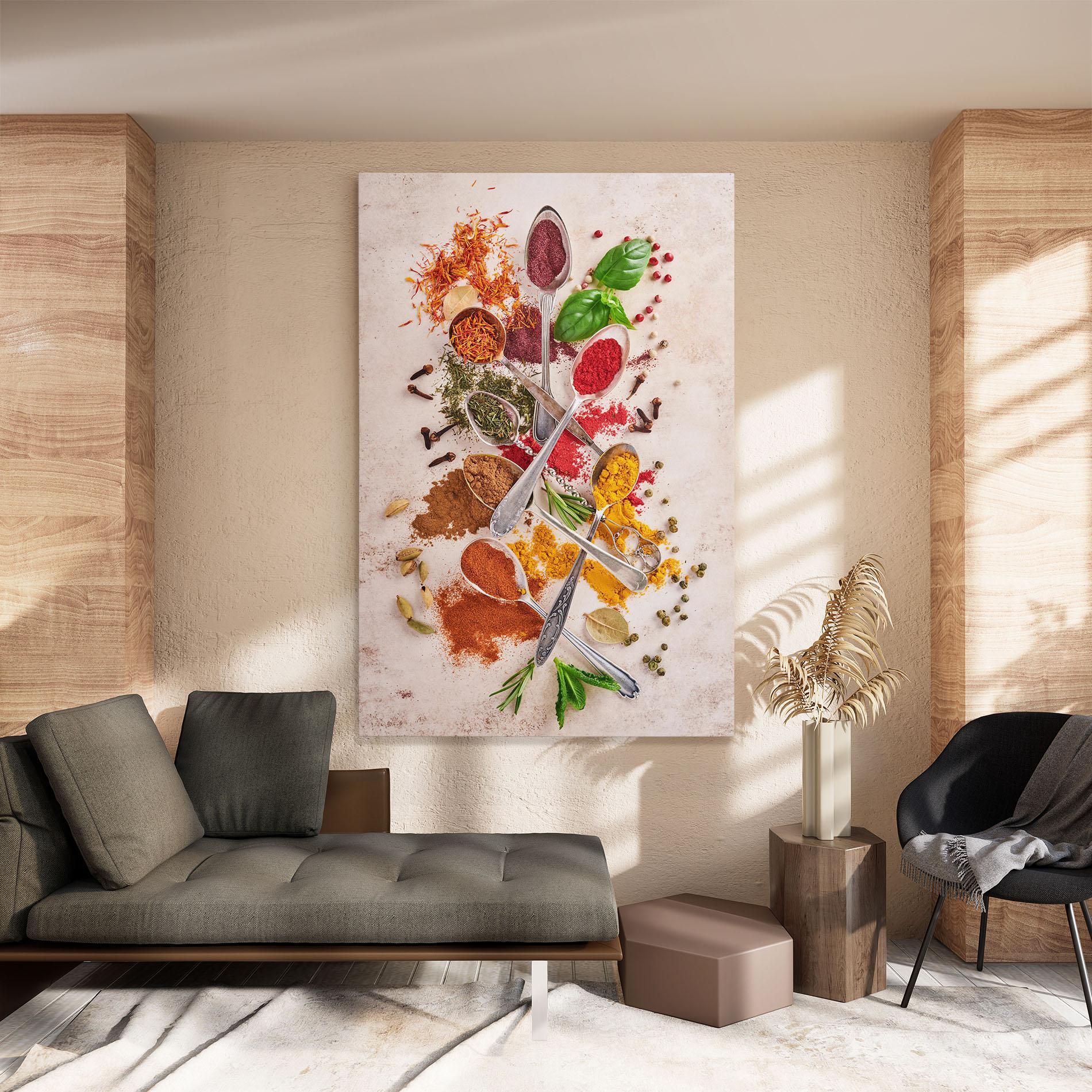 Tablou Canvas Colorful Spices Cooking mockup 8