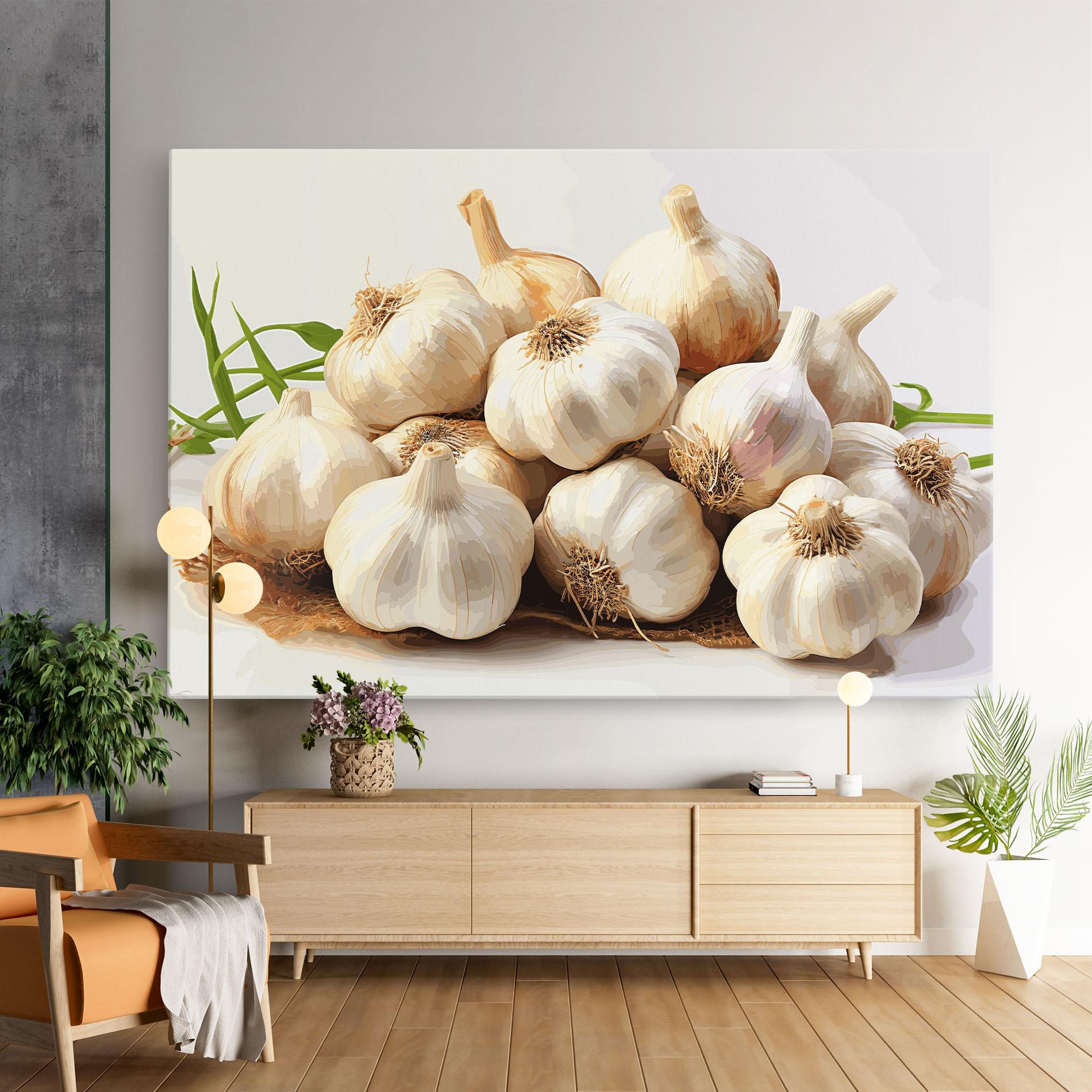 Tablou Canvas Garlic Art mockup 9